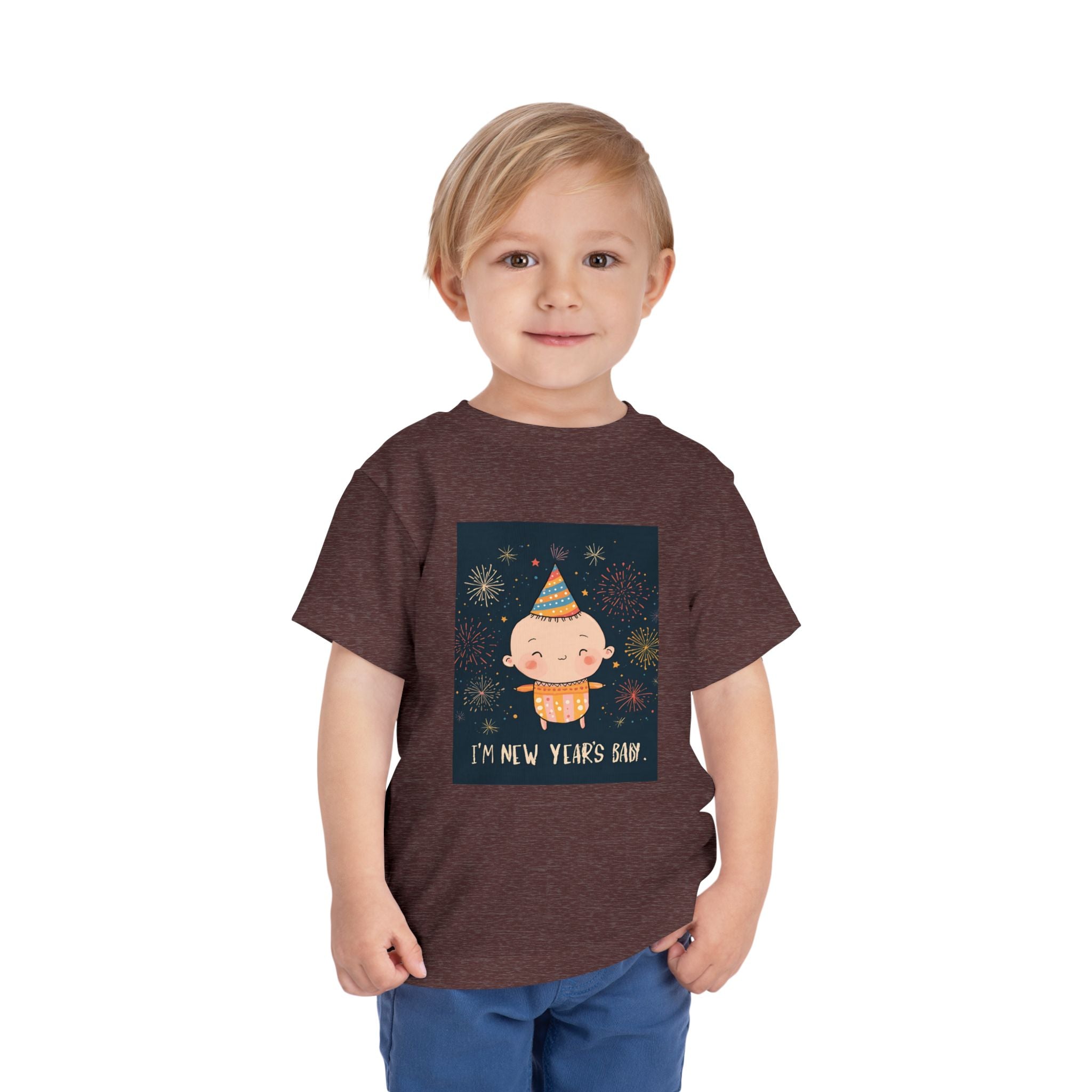 I Am A New Years Baby Toddler Short Sleeve Tee