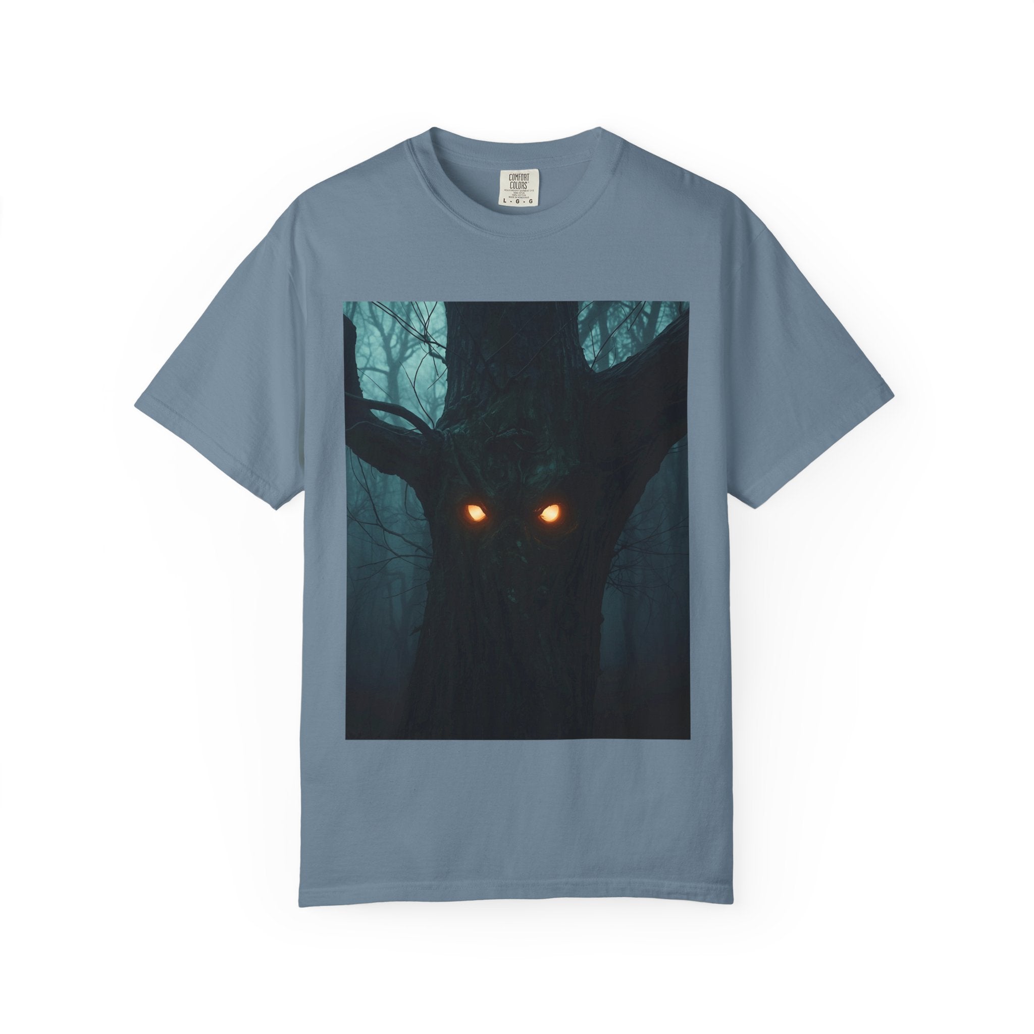 Spooky Mysterious Forest Creature T-Shirt, Unisex Shirt, Nature Lover Gift, Halloween Apparel, Unique Graphic Tee