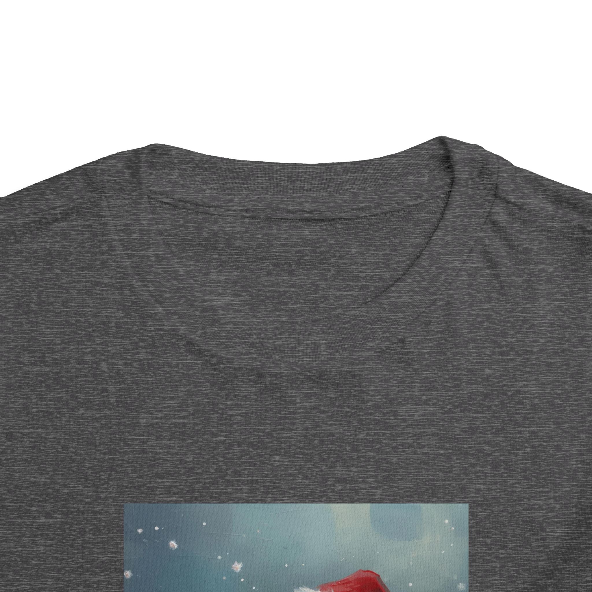 Cute Christmas Bear Toddler Short Sleeve Tee