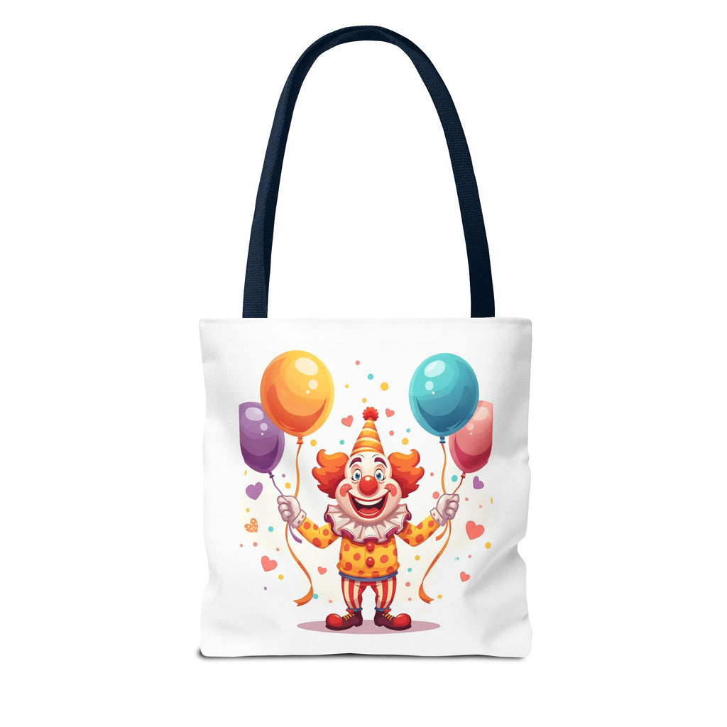 Colorful Clown Tote Bag - Fun and Whimsical Shopping Bag, Ideal for Birthdays, Parties, Festivals, Kids & Adults, Gift