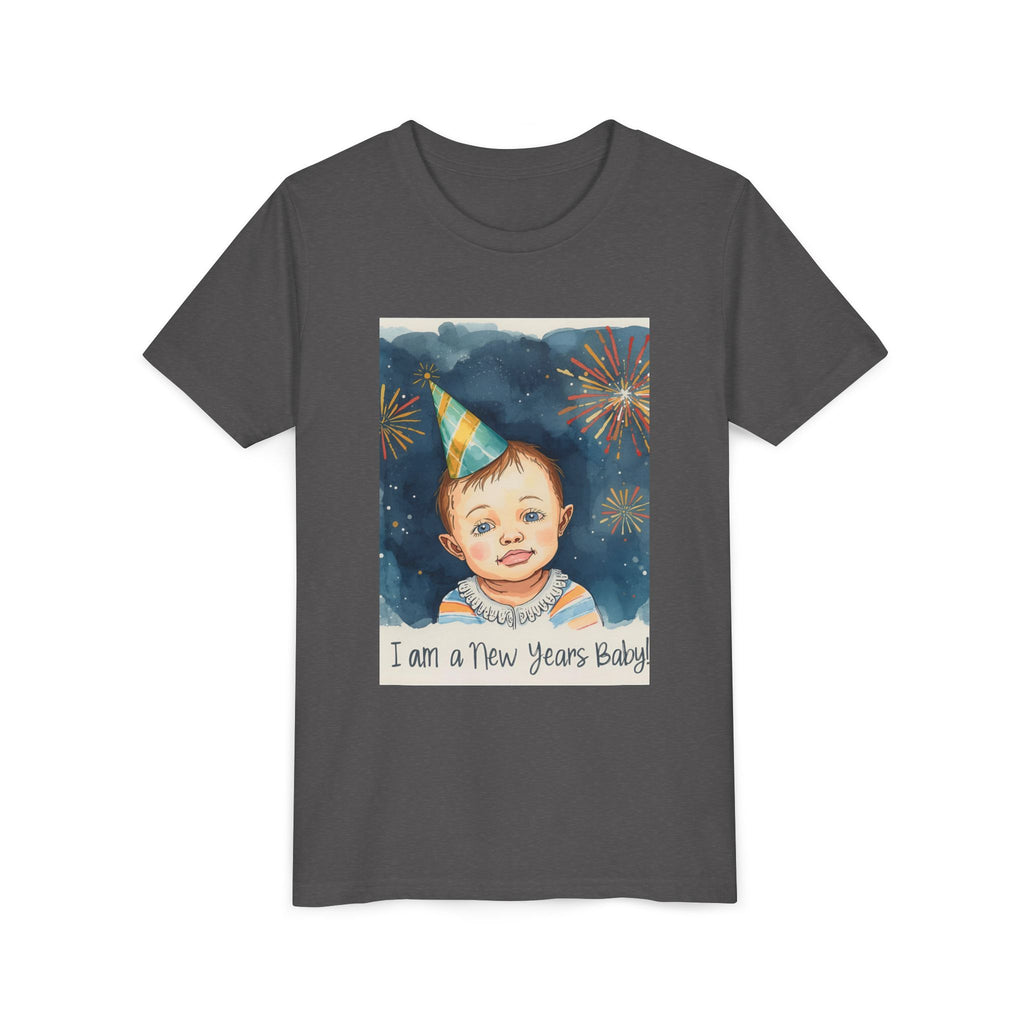 I Am A New Years Baby Youth Short Sleeve Tee