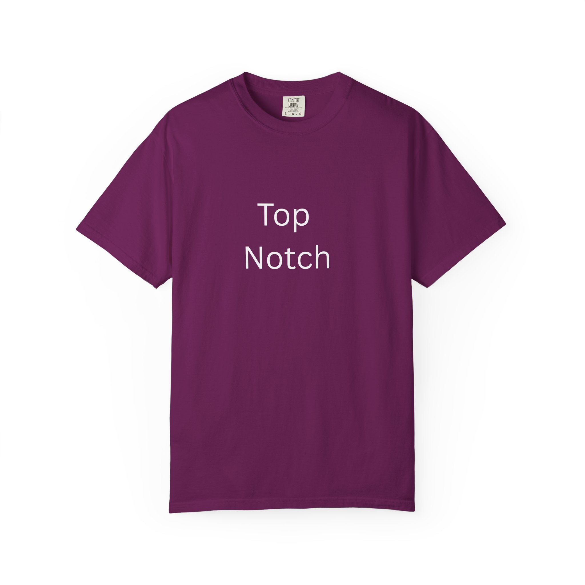 Top Notch Garment-Dyed T-Shirt - Casual Comfort, Everyday Wear, Eco-Friendly, Unisex Style, Gift for Friends