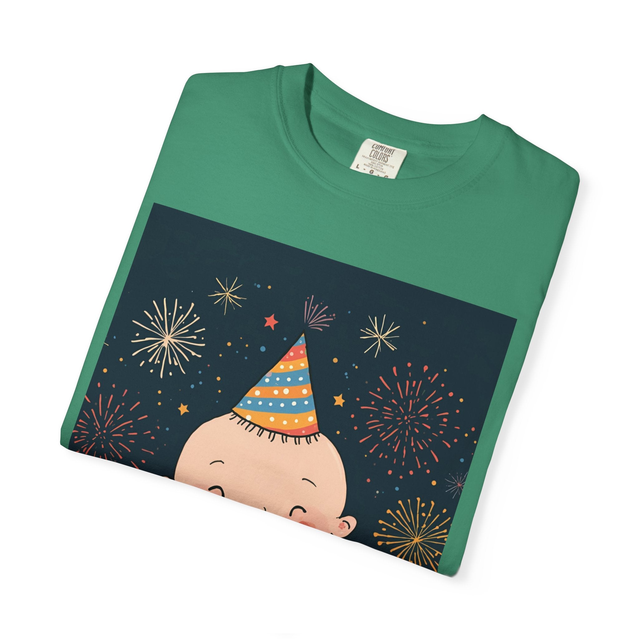 New Year's Baby T-Shirt, Unisex Celebration Tee, Funny New Year Party Shirt, Cute Baby Gift, Holiday Humor Apparel