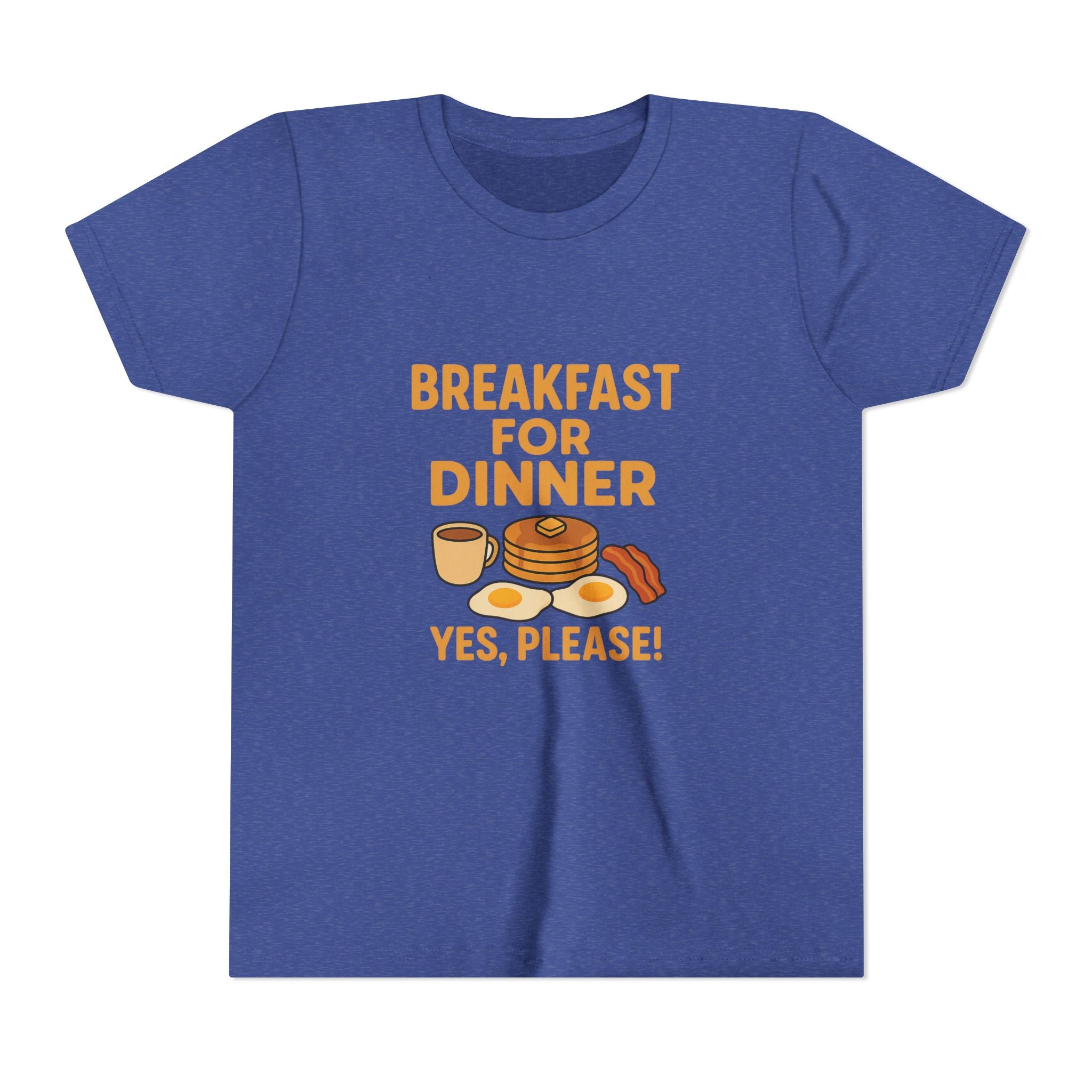 Breakfast For Dinner Youth Short Sleeve Tee
