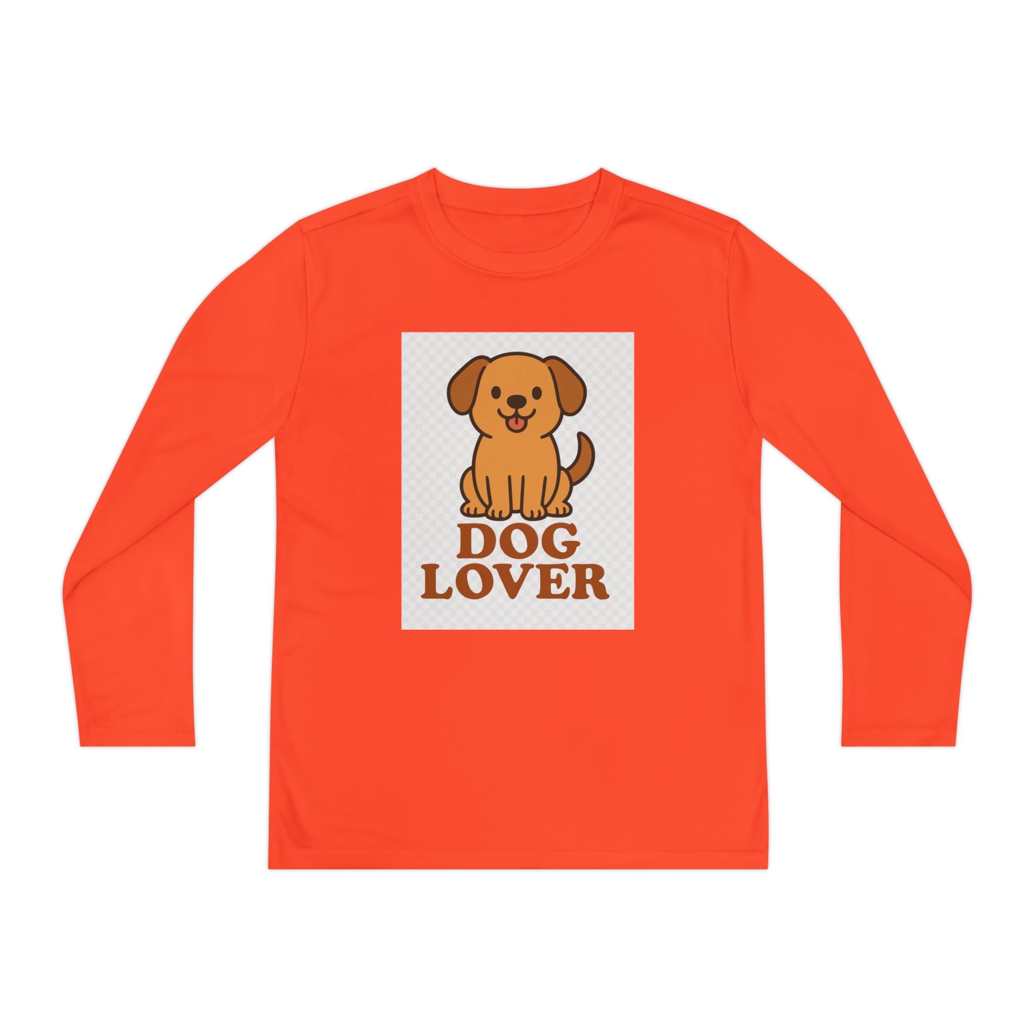 Dog Lover Youth Long Sleeve Competitor Tee