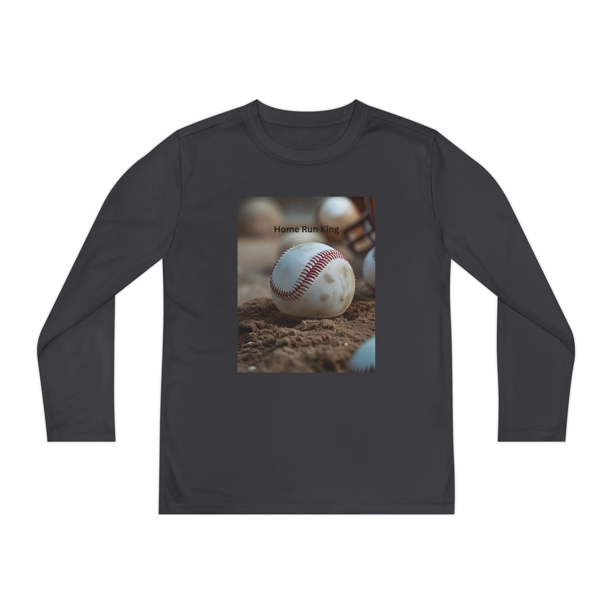 Baseball Youth Long Sleeve Shirt, Kids Sports Tee, Team Fundraiser, Athletic Wear, Birthday Gift, Gifts for Young Players