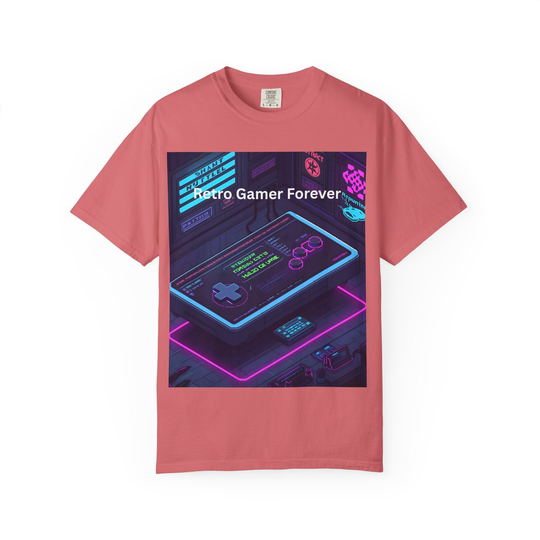 Retro Game Controller Unisex Garment-Dyed T-shirt