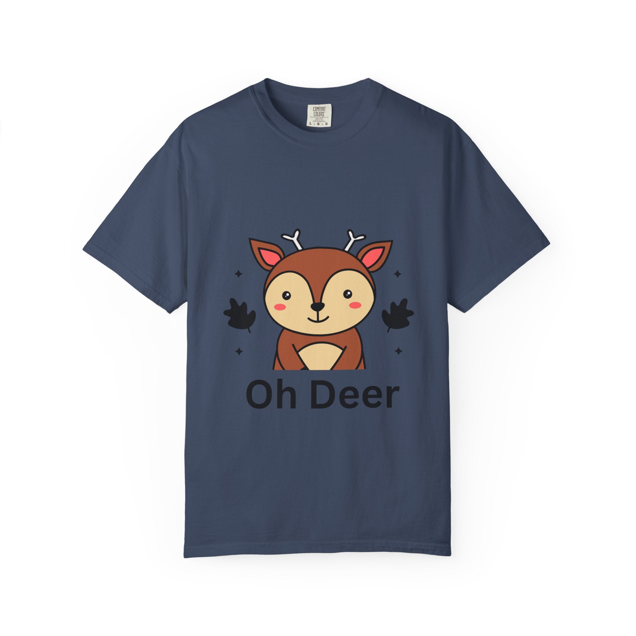 Cute Animal Graphic T-Shirt, Oh Deer Tee, Gift for Animal Lovers, Funny Shirt for Family, Casual Wear, Unisex Fashion