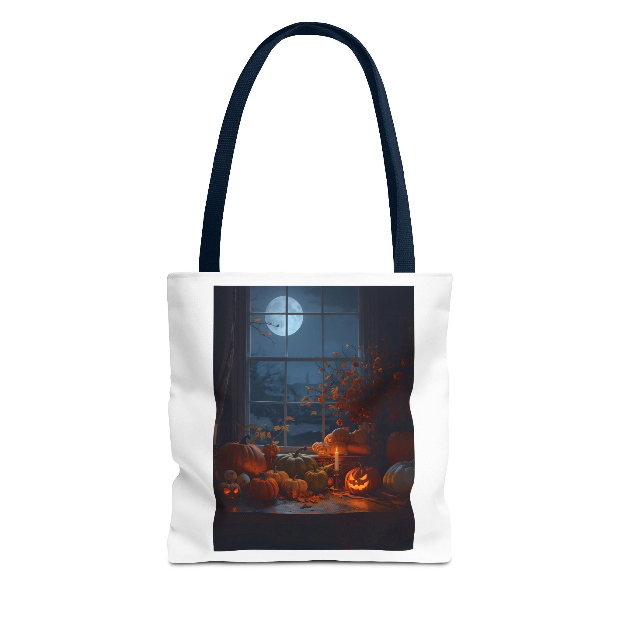 Spooky Autumn Pumpkln Tote Bag, Pumpkin Tote, Halloween Accessory, Fall Decor Bag, Pumpkin Patch Shopping Bag, Seasonal Gift Idea