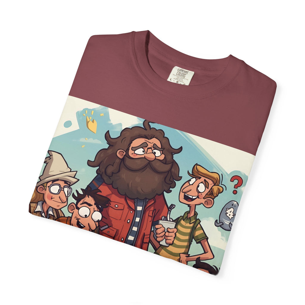 Charming Cartoon Graphic Tee, Fun Unisex T-shirt for Casual Wear, Unique Gift Ideas for Holidays, Family Gatherings, Cartoon Lovers, [...]