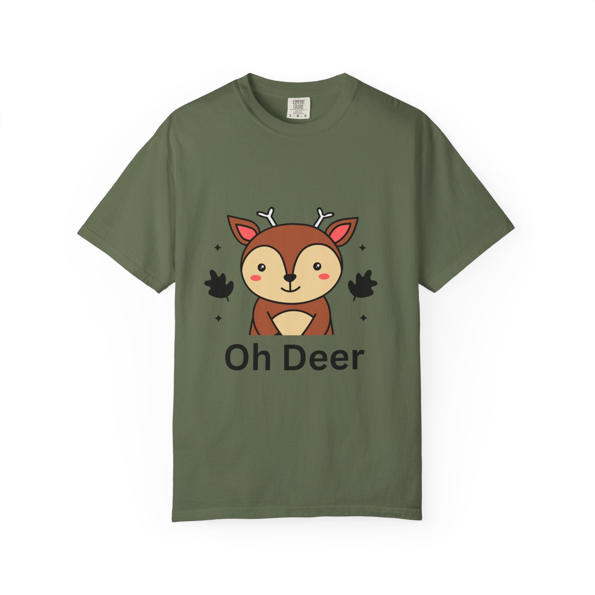 Cute 'Oh Deer' Unisex T-Shirt, Funny Animal Tee, Gift for Animal Lovers, Perfect for Birthdays and Holidays, Casual Wear