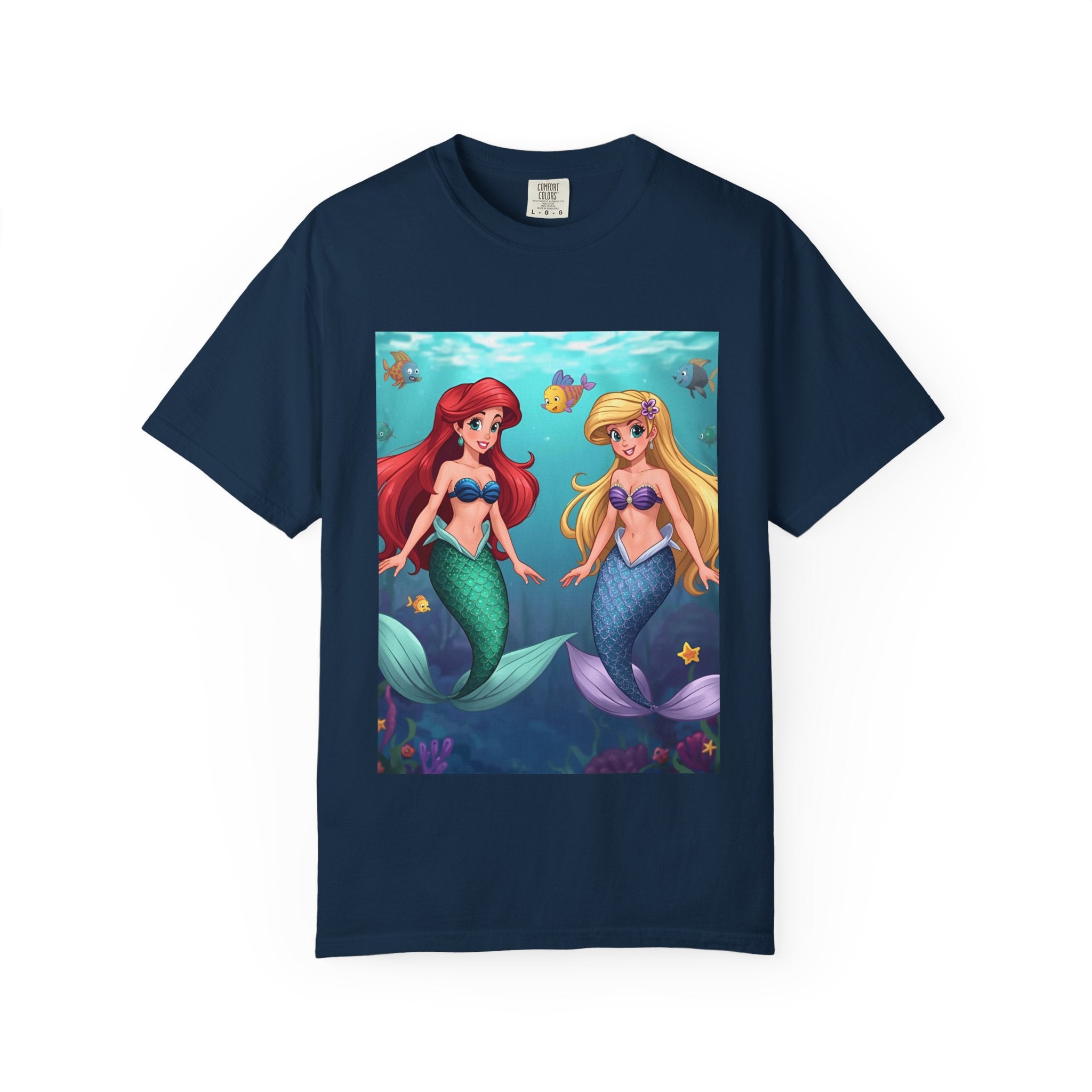 Mermaid Unisex Garment-Dyed T-shirt
