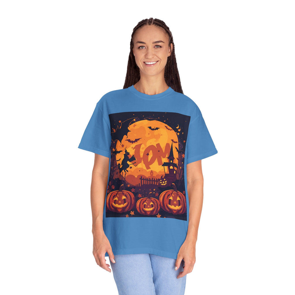 Halloween Pumpkin Graphic Tee, Unisex T-shirt, Spooky Shirt, Pumpkin Shirt, Fall Fashion, Halloween Costume, Autumn Apparel