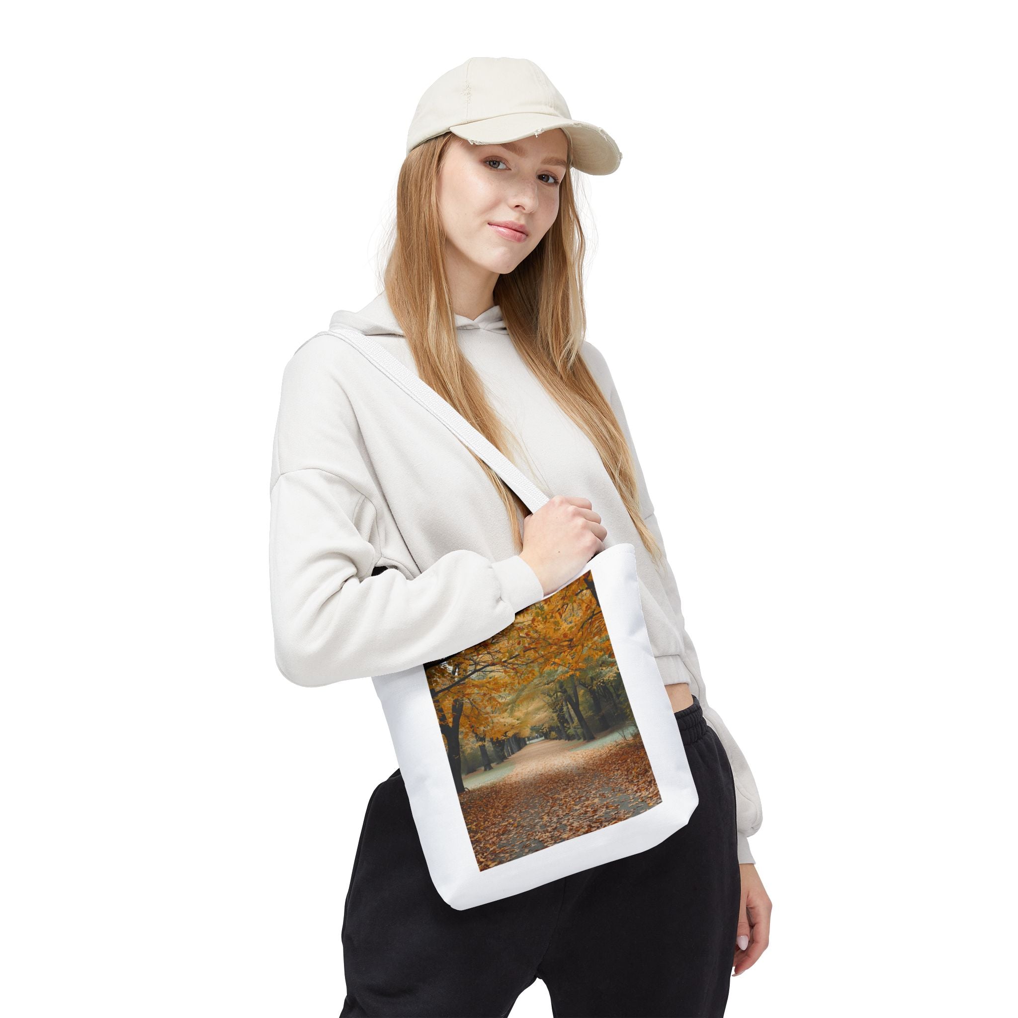 Autumn Vibes Tote Bag, Fall Leaves Design, Reusable Shopping Bag, Perfect for Gifts, Eco-Friendly Tote, Seasonal Accessory