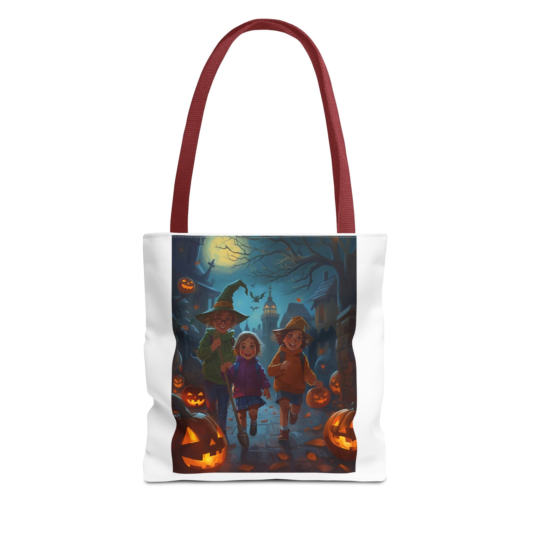 Halloween-Themed Tote Bag, Trick or Treat, Spooky Season, Kids Costume Accessory, Party Favor, Fall Festivities