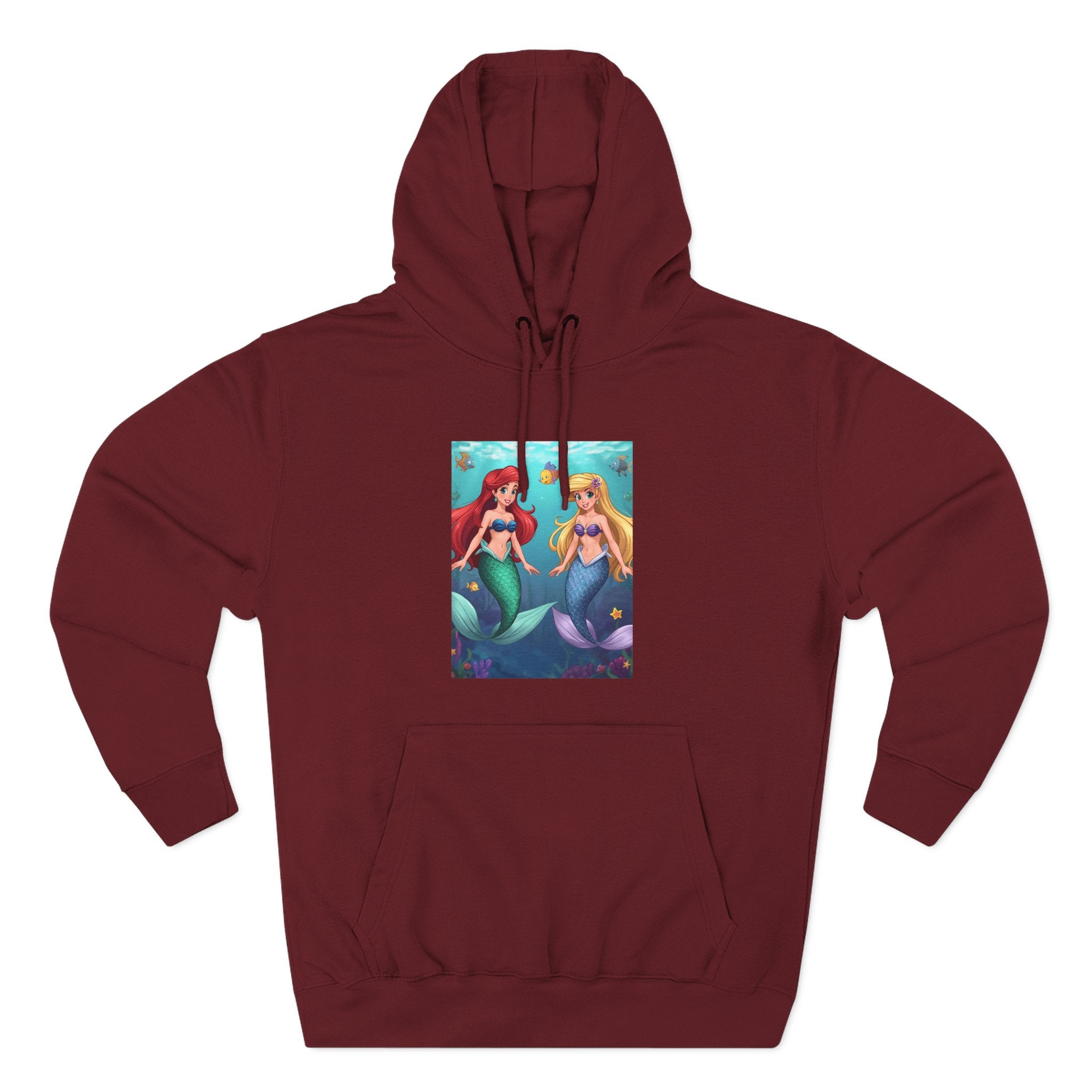 Mermaid Three-Panel Fleece Hoodie
