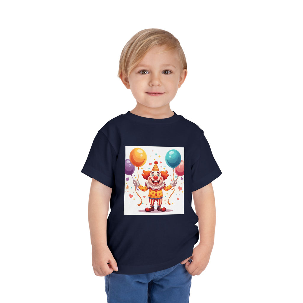 Funny Clown Toddler Short Sleeve Tee