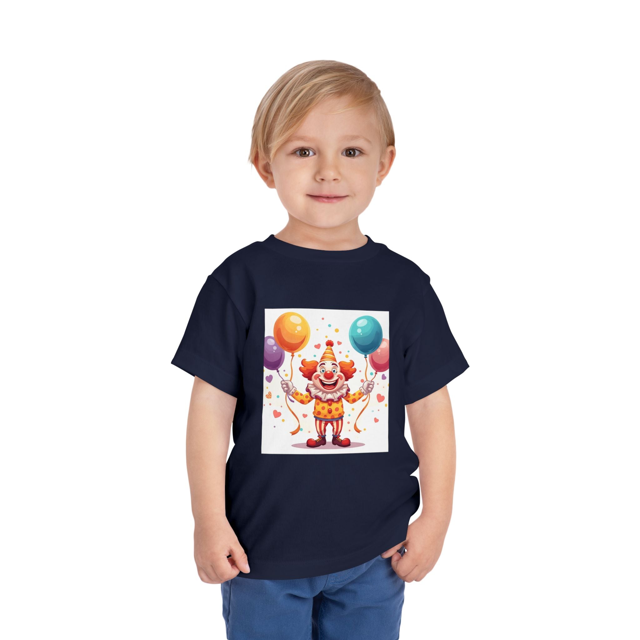 Funny Clown Toddler Short Sleeve Tee