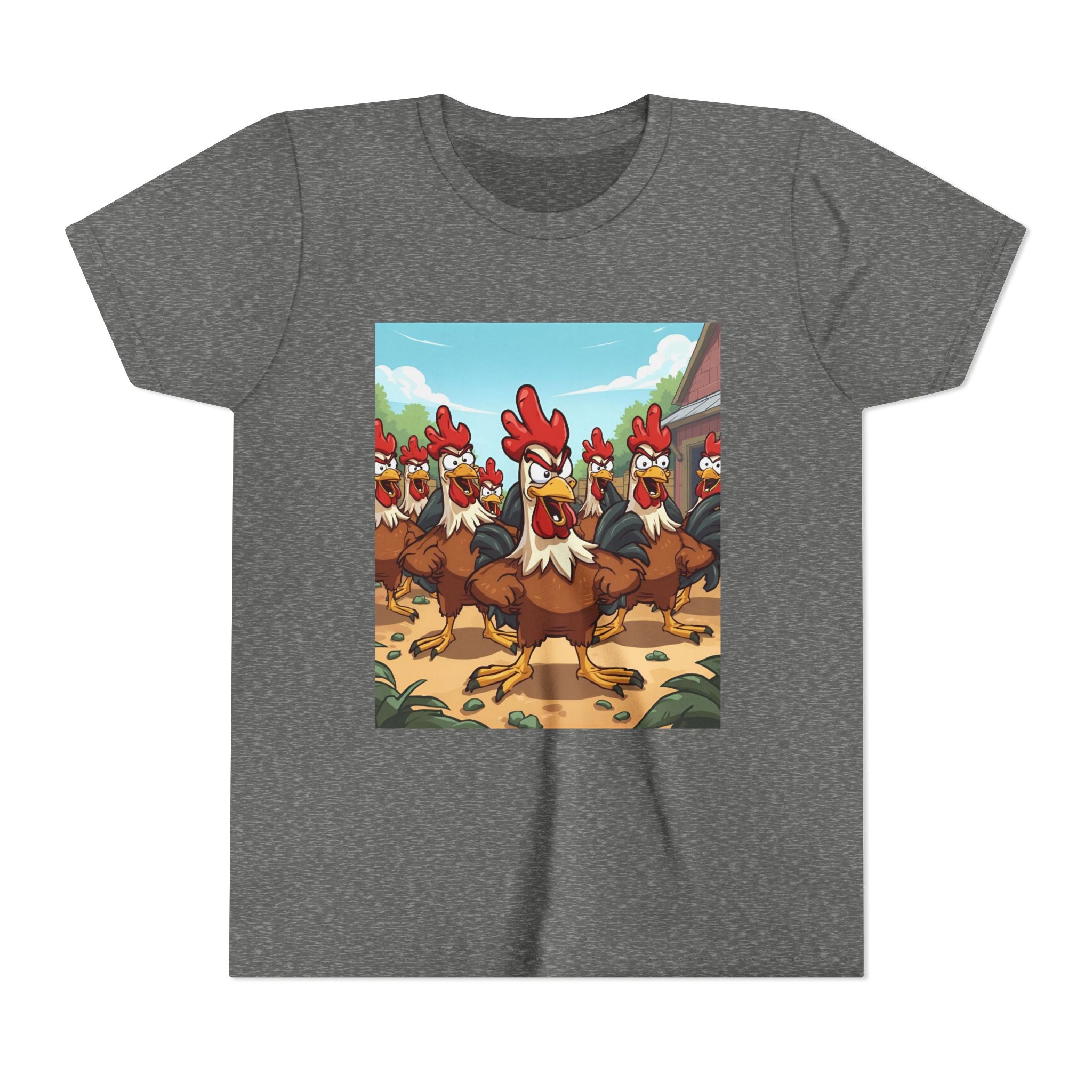 Chicken Funny Youth Short Sleeve Tee