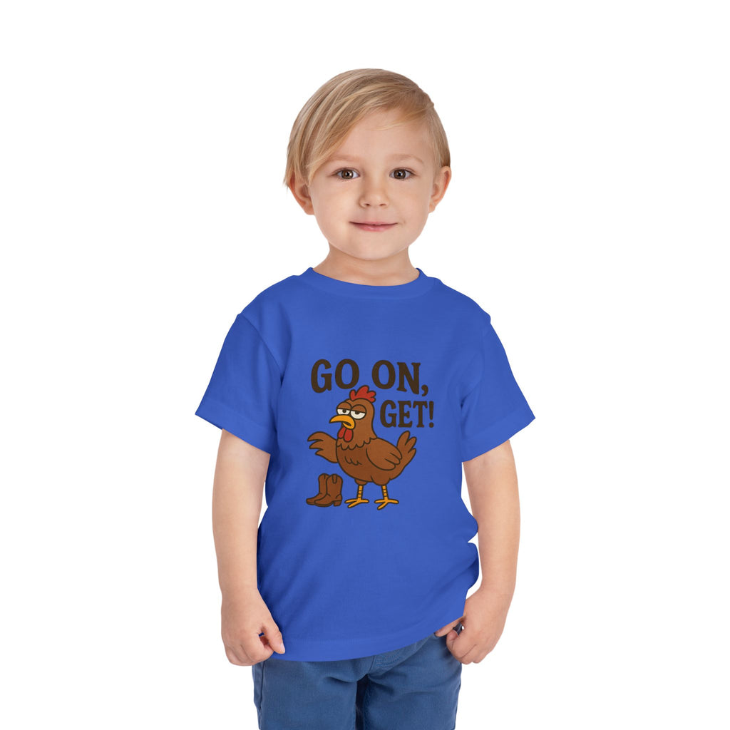 Go On Get Funny Toddler Short Sleeve Tee