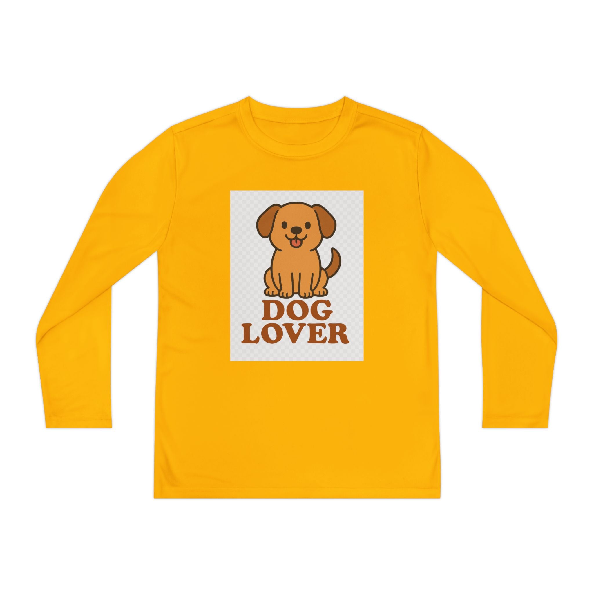 Dog Lover Youth Long Sleeve Competitor Tee