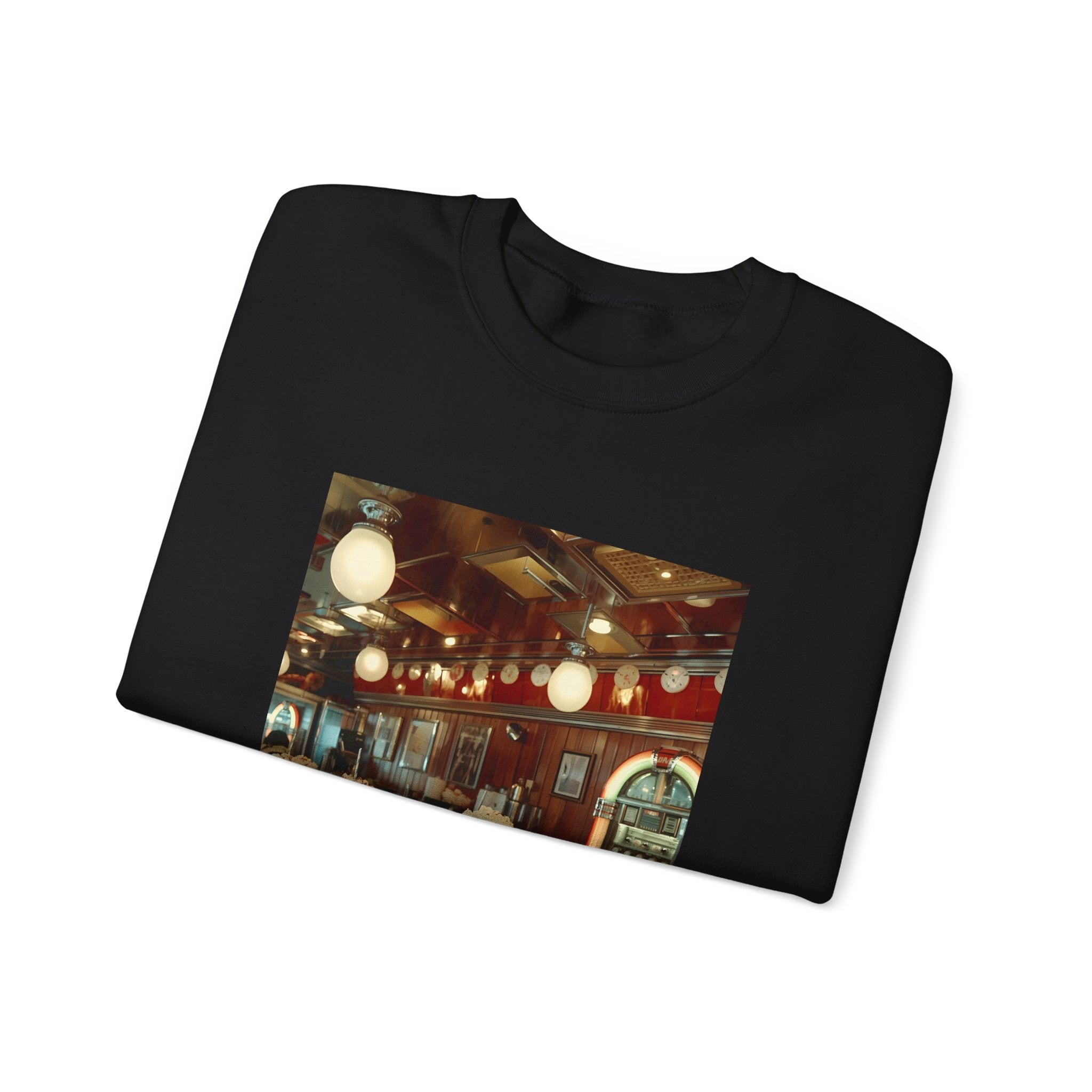 Cozy Café Vibes Sweatshirt, Unisex Crewneck, Coffee Lover Gift, Retro Coffee Shop Aesthetic, Perfect for Fall, Great for Lounging