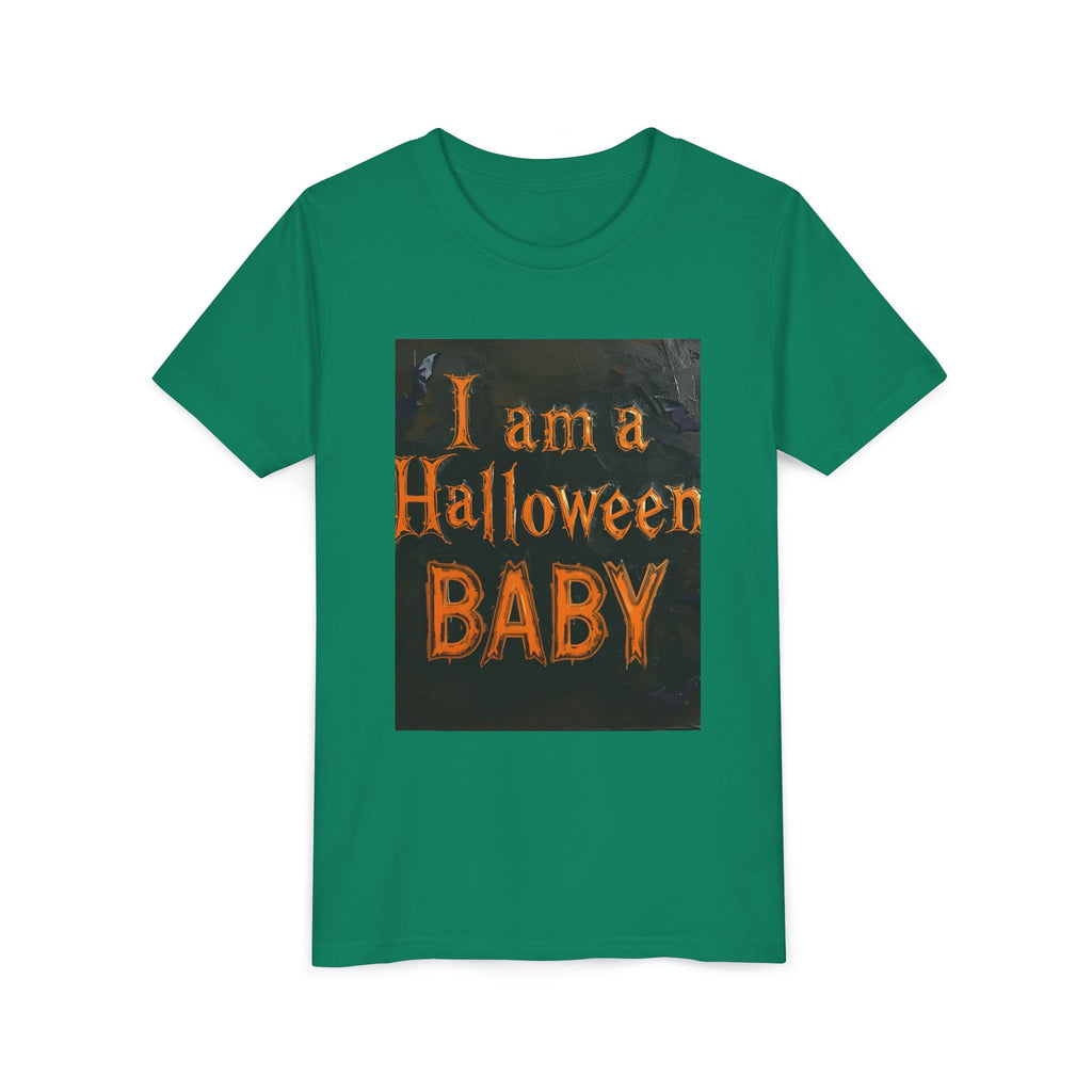 I Am A Halloween Baby Youth Short Sleeve Tee
