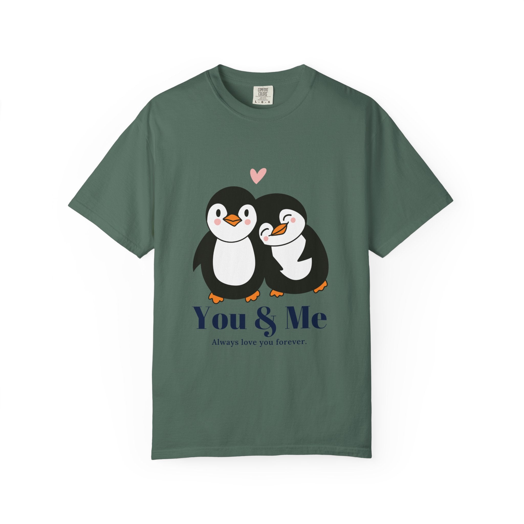 Cute Penguin Couples T-shirt, Valentine's Gift, Relationship Shirt, Birthday Present, Unisex T-Shirt, Love Apparel