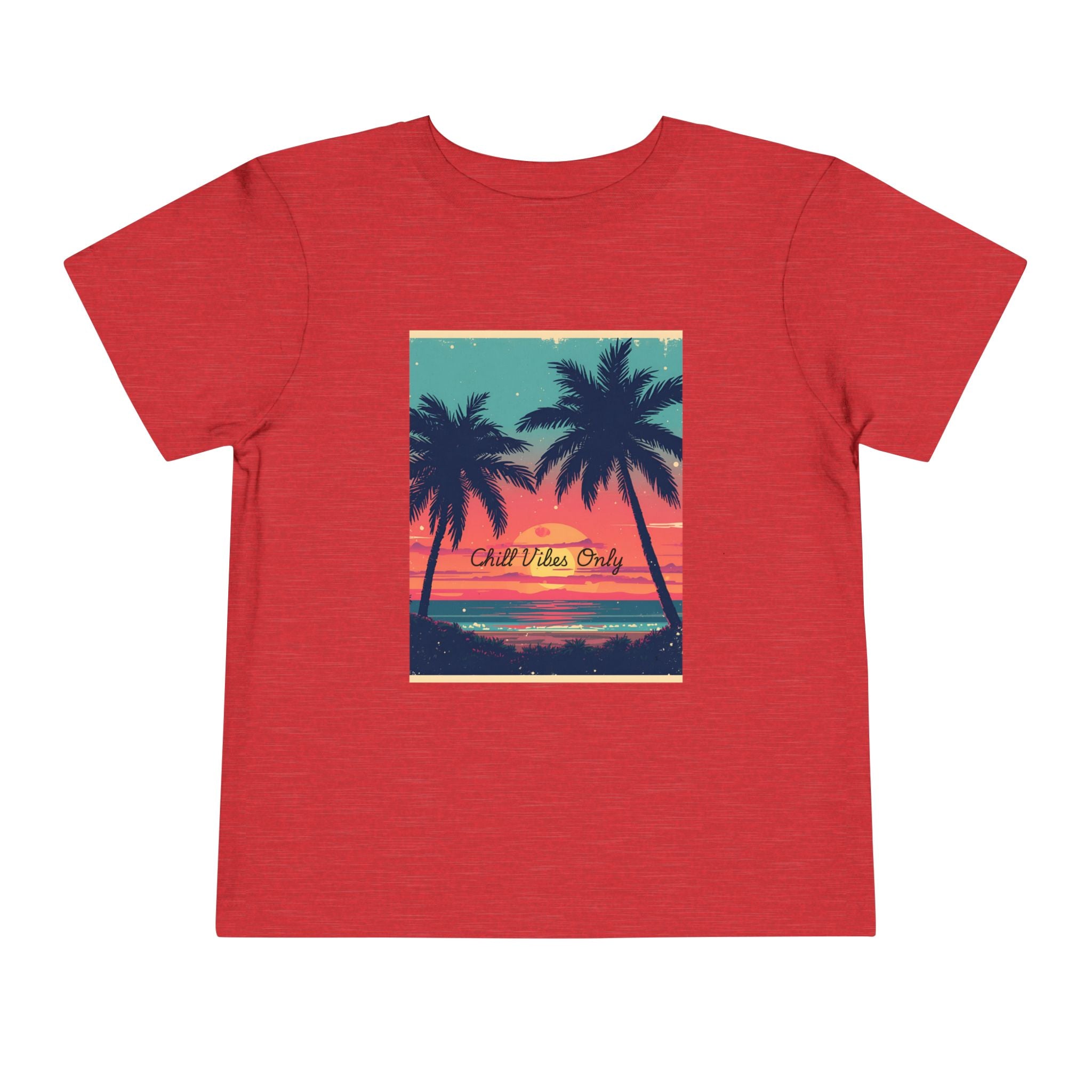 Tropical Sunset Toddler Short Sleeve Tee