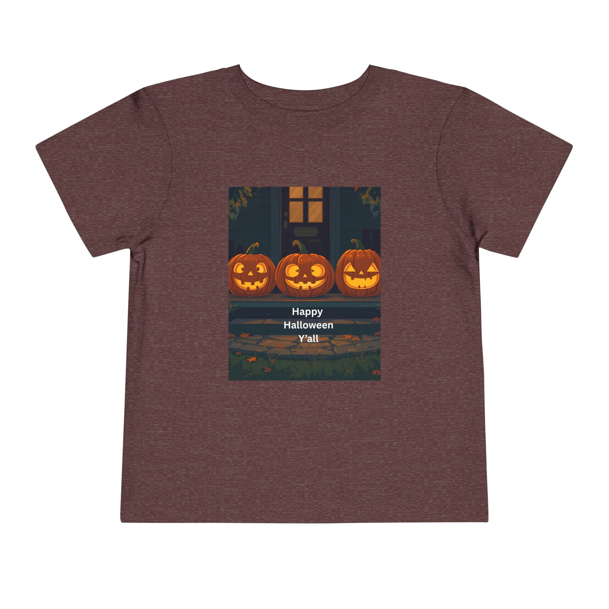 Spooky Pumpkin Toddler Short Sleeve Tee