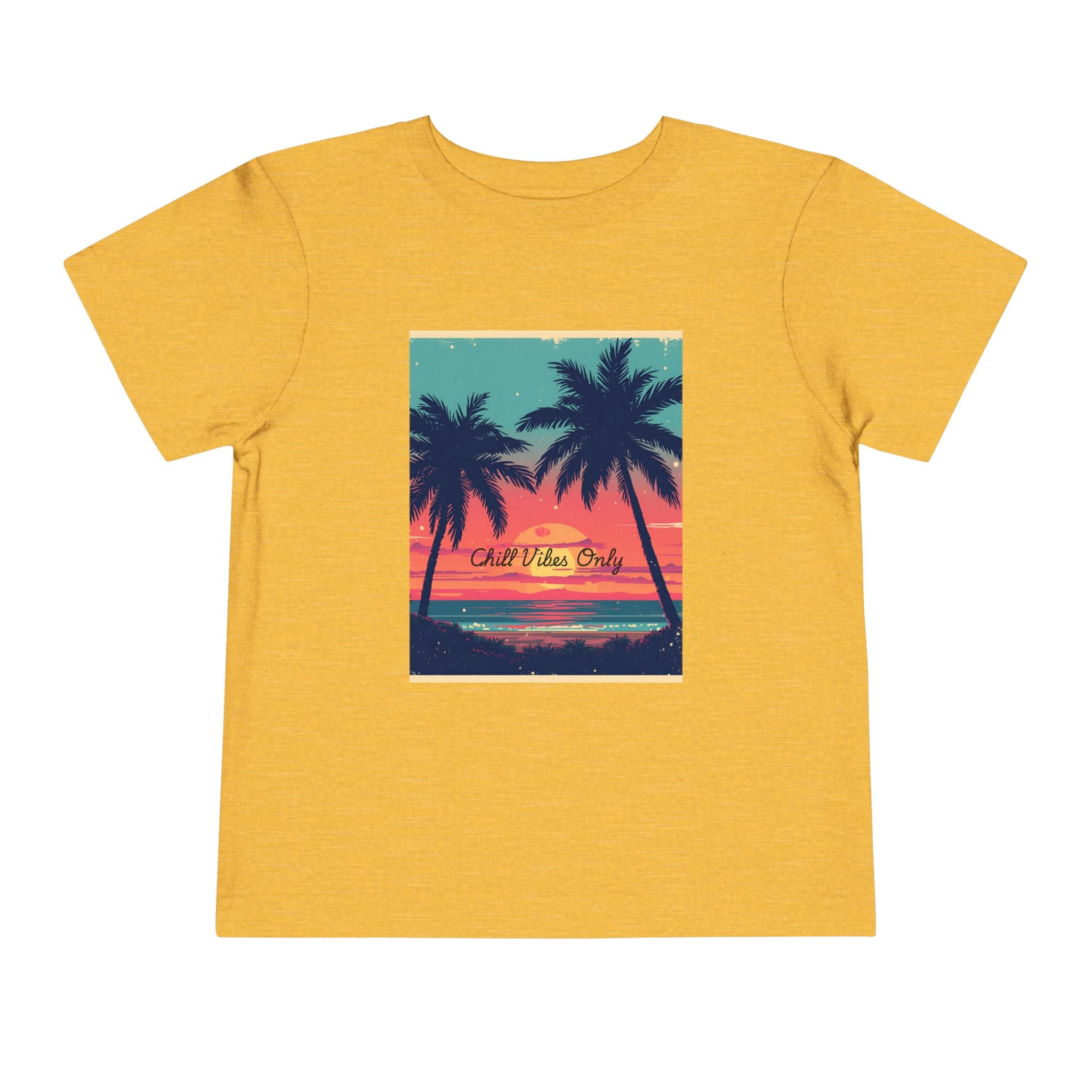 Tropical Sunset Toddler Short Sleeve Tee