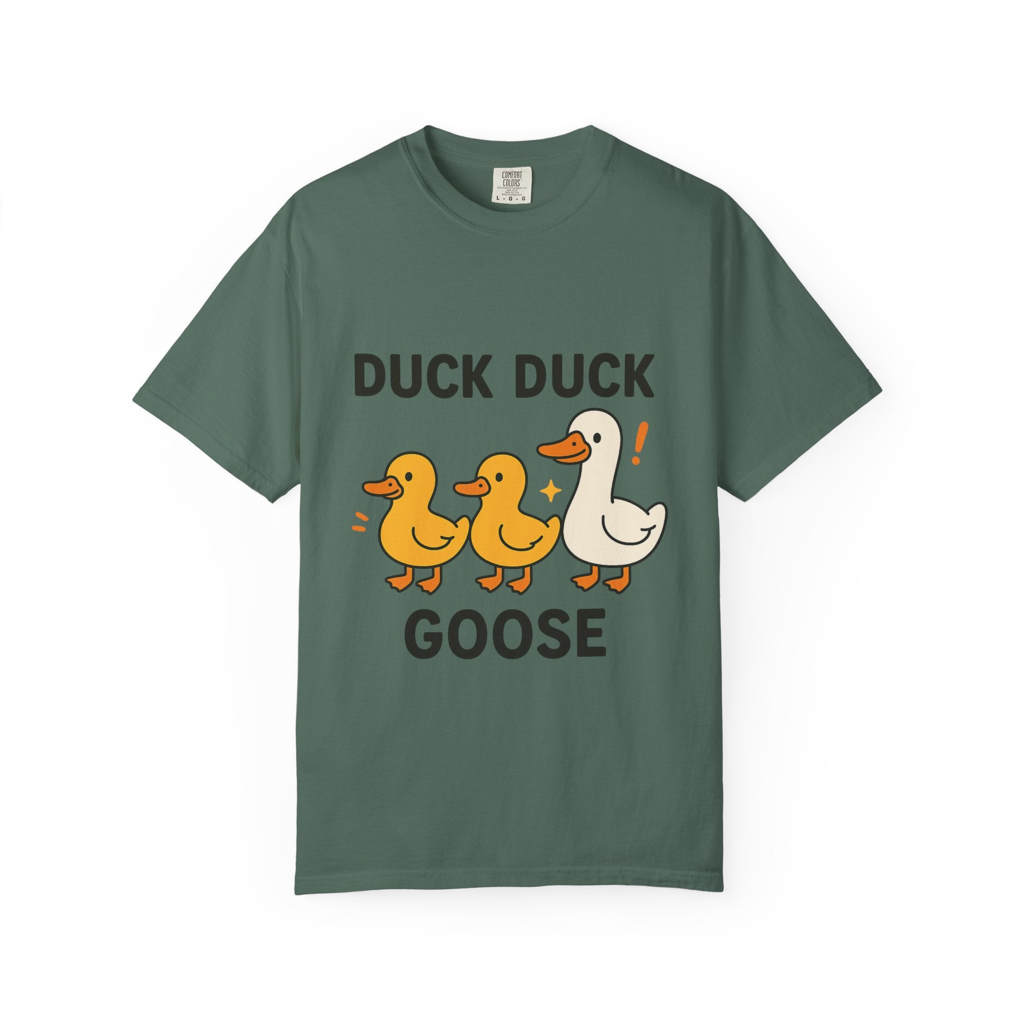 Duck Duck Goose Unisex T-Shirt, Funny Animal Shirt, Cute Gift for Kids, Family Game Night Tee, Everyday Casual Wear, Playful Graphic Top