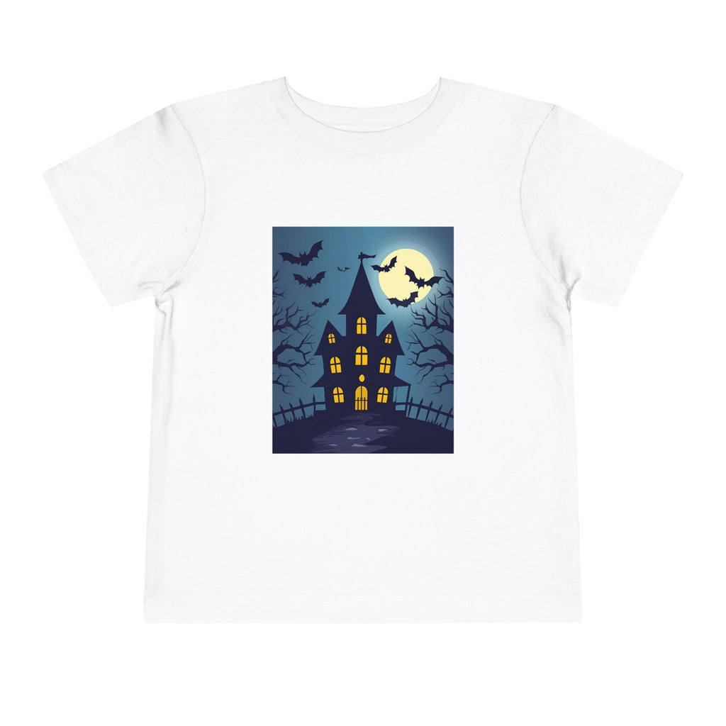 Toddler Halloween T-Shirt, Spooky Haunted House Tee, Kids Halloween Costume, Toddler Witch Shirt, Halloween Party Outfit