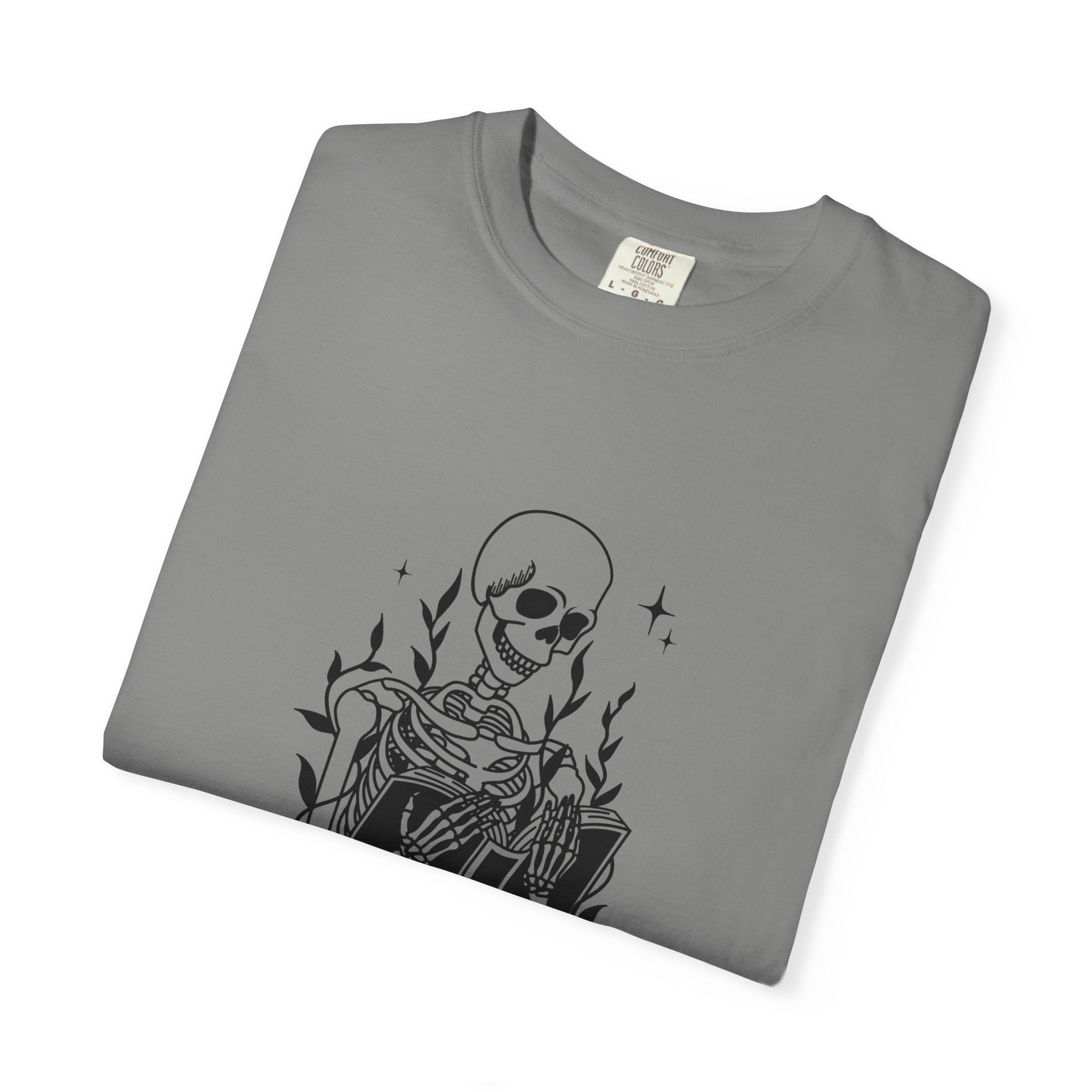 Spooky Skeleton Tee, Too Ghoul for School Shirt, Halloween T-Shirt, Unisex Graphic Tee, Fall Fashion Top, Goth Aesthetic Clothing