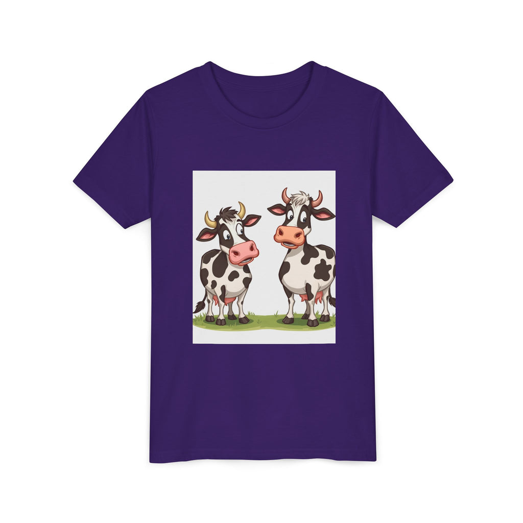 Cute Cows Youth Short Sleeve Tee