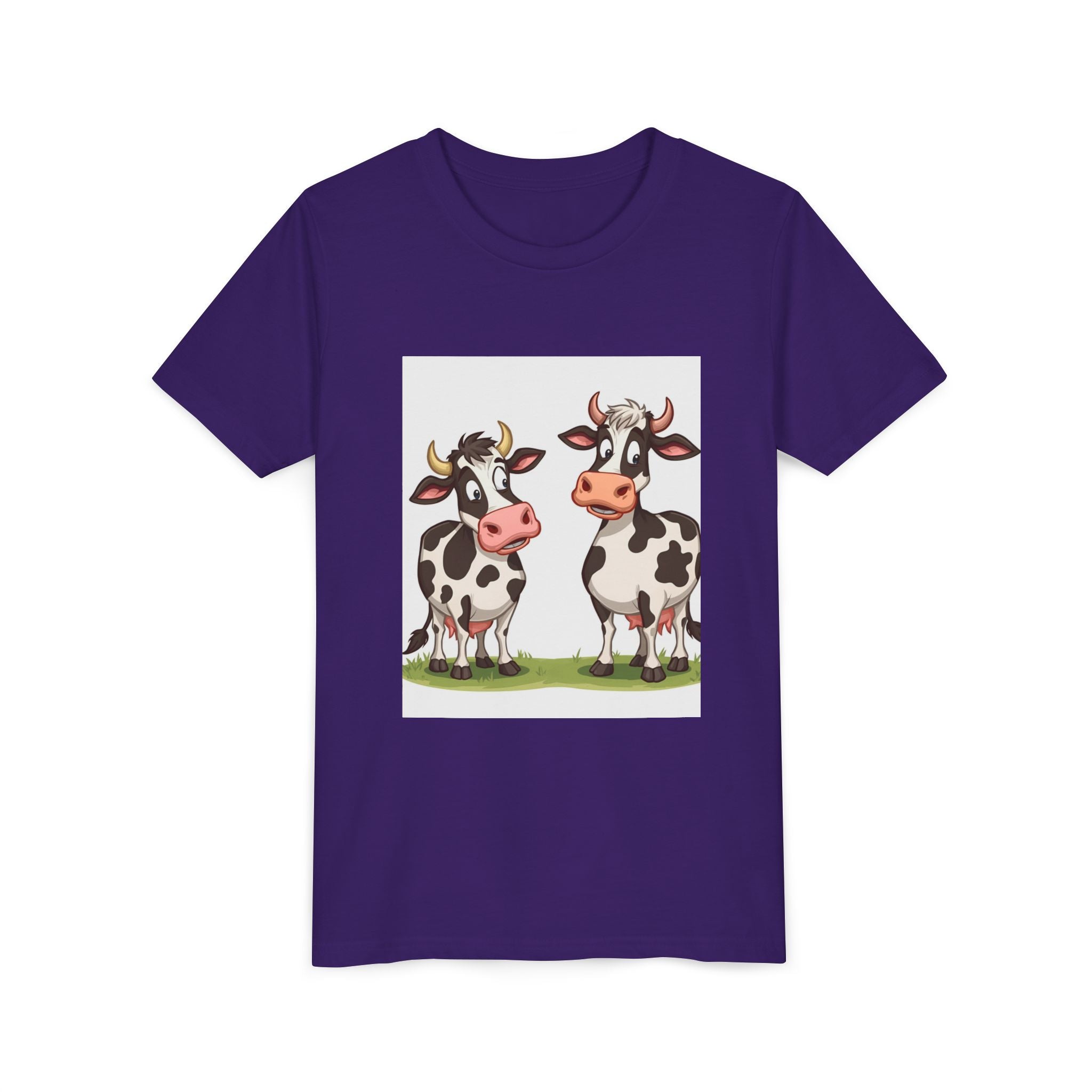 Cute Cows Youth Short Sleeve Tee