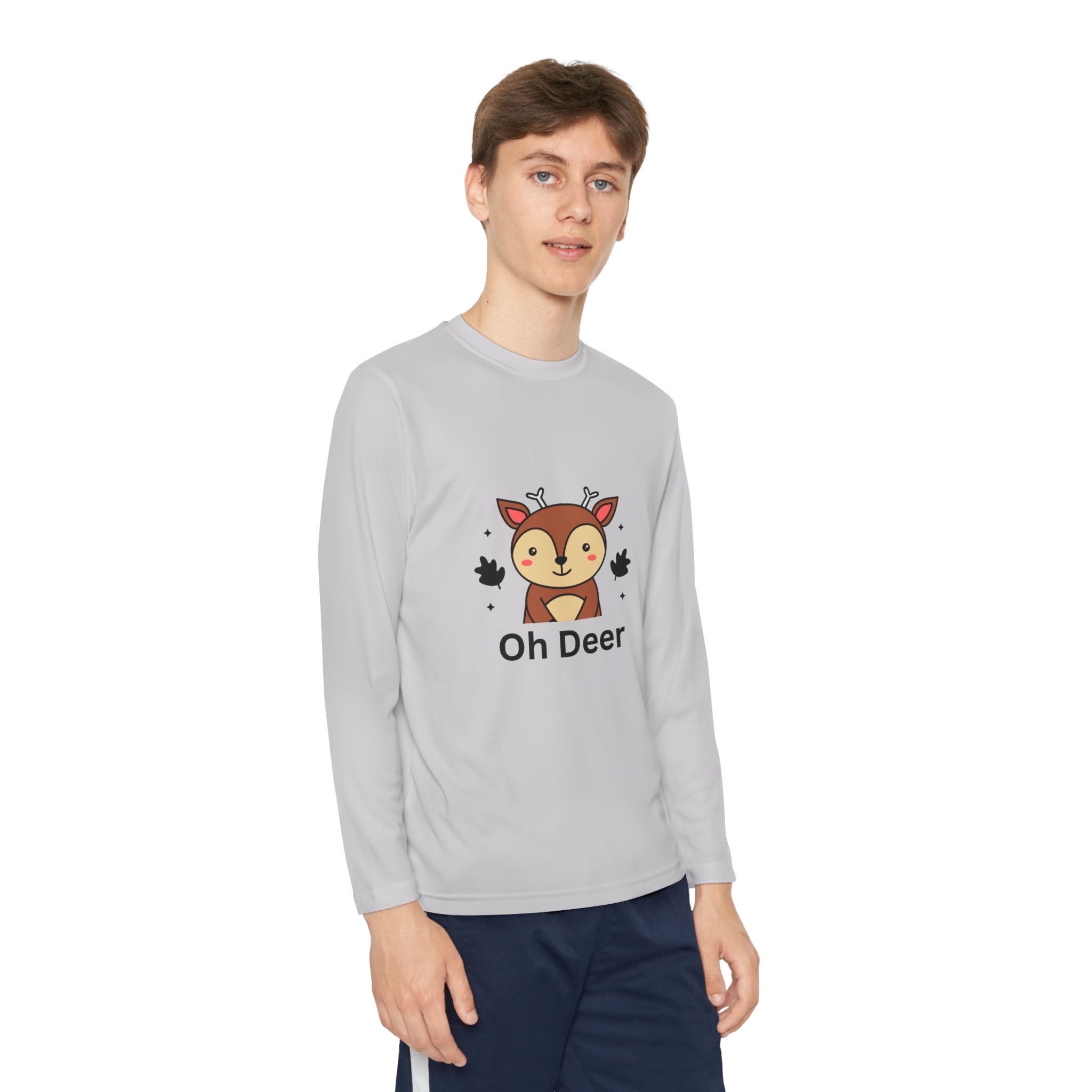 Oh Deer Youth Long Sleeve Competitor Tee
