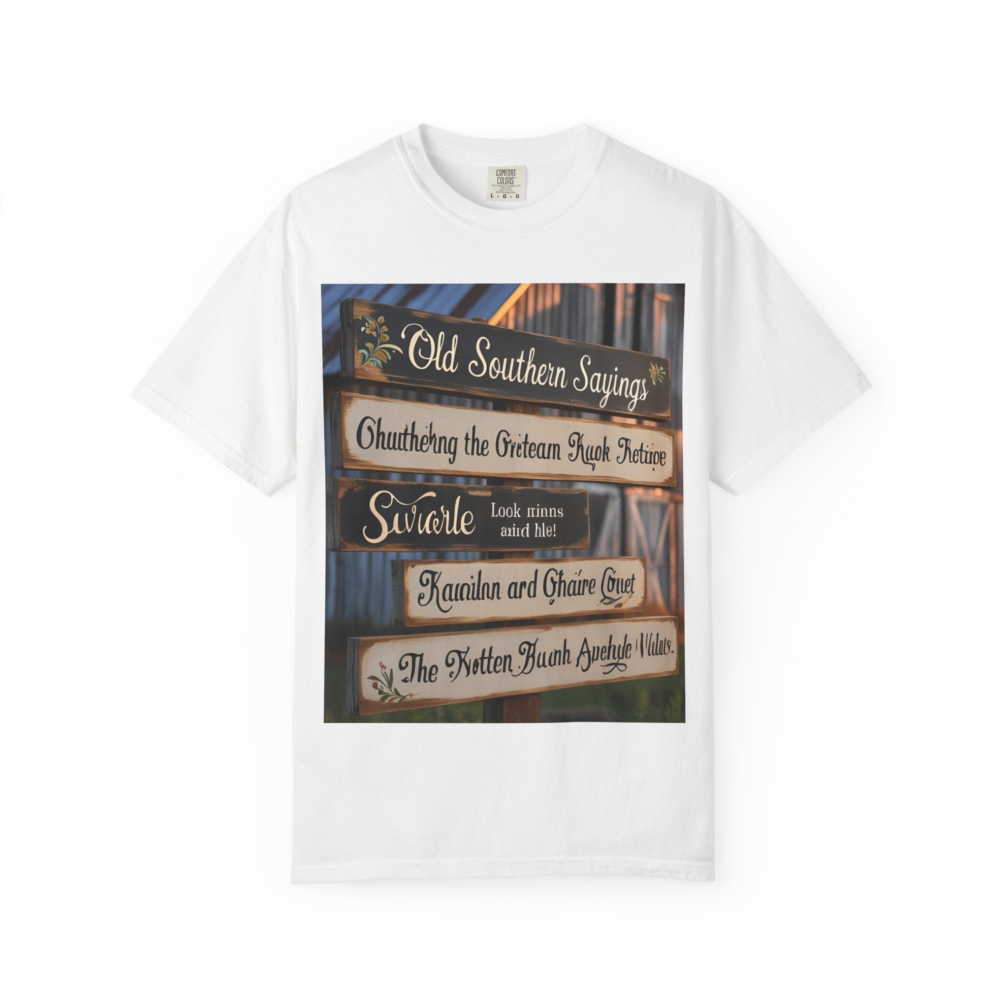 Old Southern Sayings Crossing T-Shirt, Gift for Southerners, Vintage Style Tee, Casual Comfort Wear, Perfect for Gatherings and Celebrations