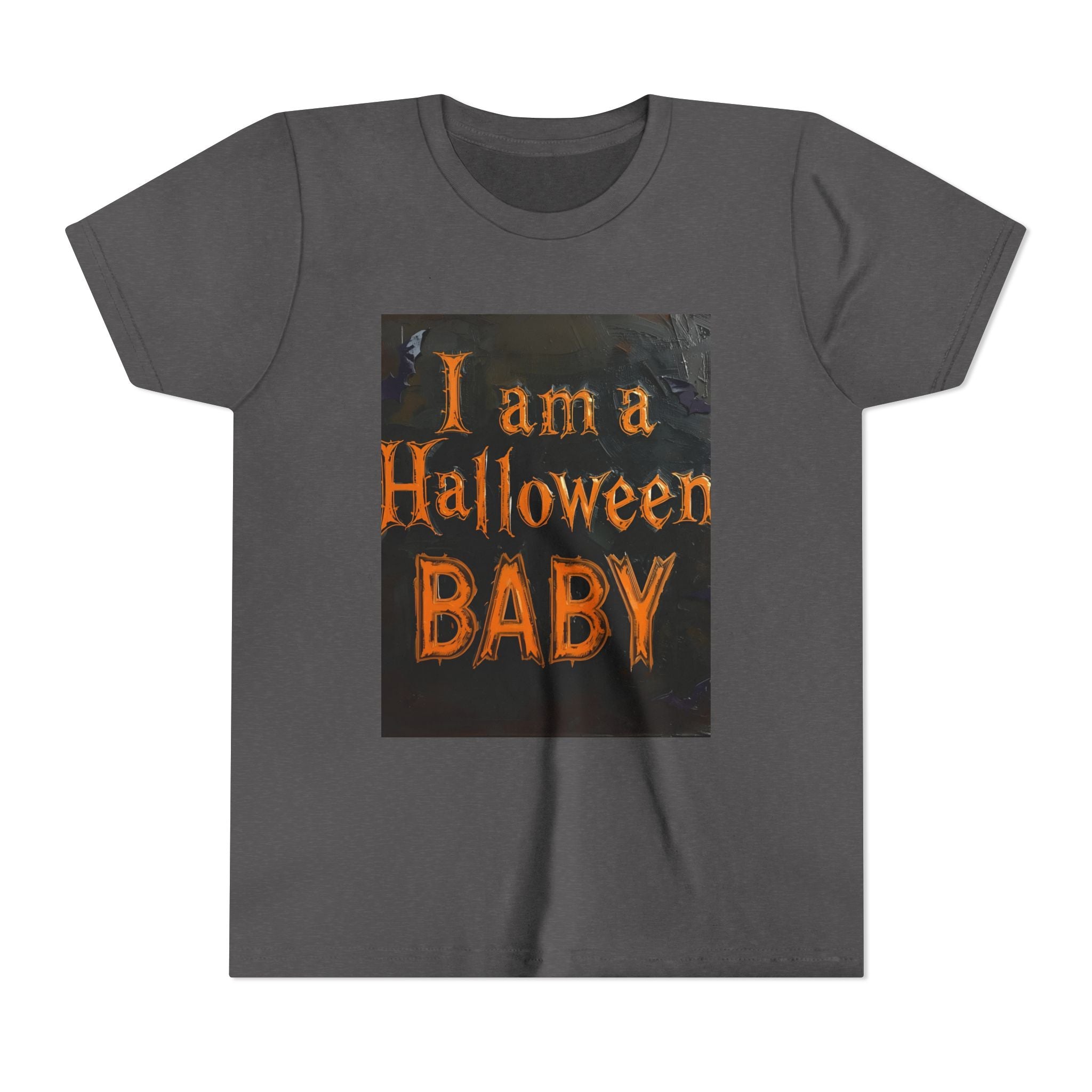 I Am A Halloween Baby Youth Short Sleeve Tee