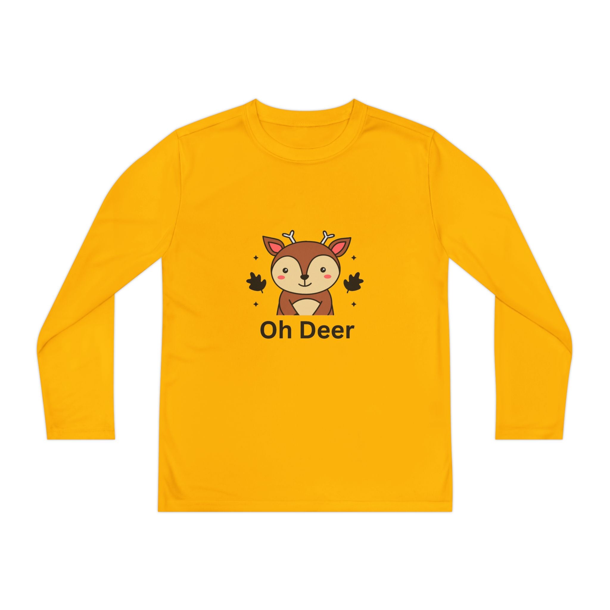 Oh Deer Youth Long Sleeve Competitor Tee