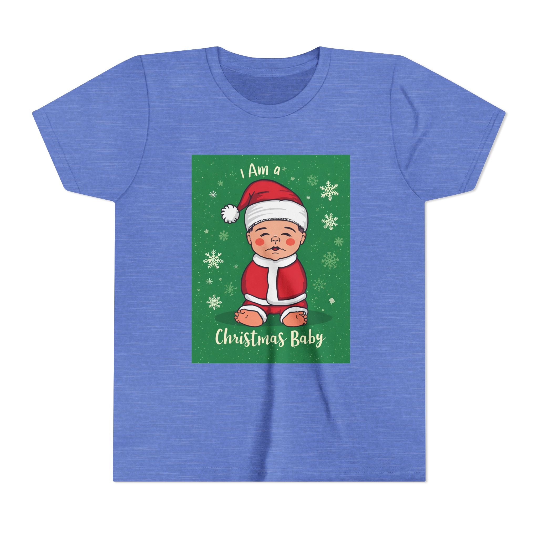 I Am A Christmas Baby Youth Short Sleeve Tee