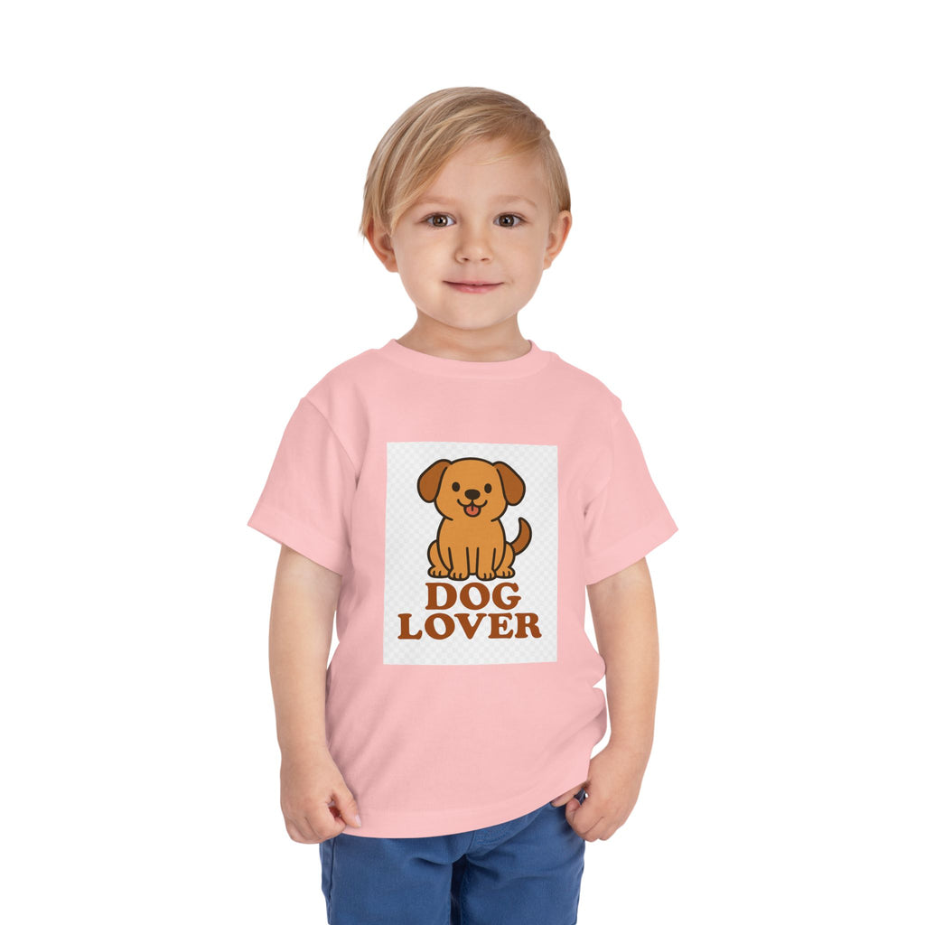 Dog Lover Toddler Tee - Cute Kids Shirt, Animal Lover Gift, Playtime Apparel, Birthday Outfit, Gift for Dog Owners