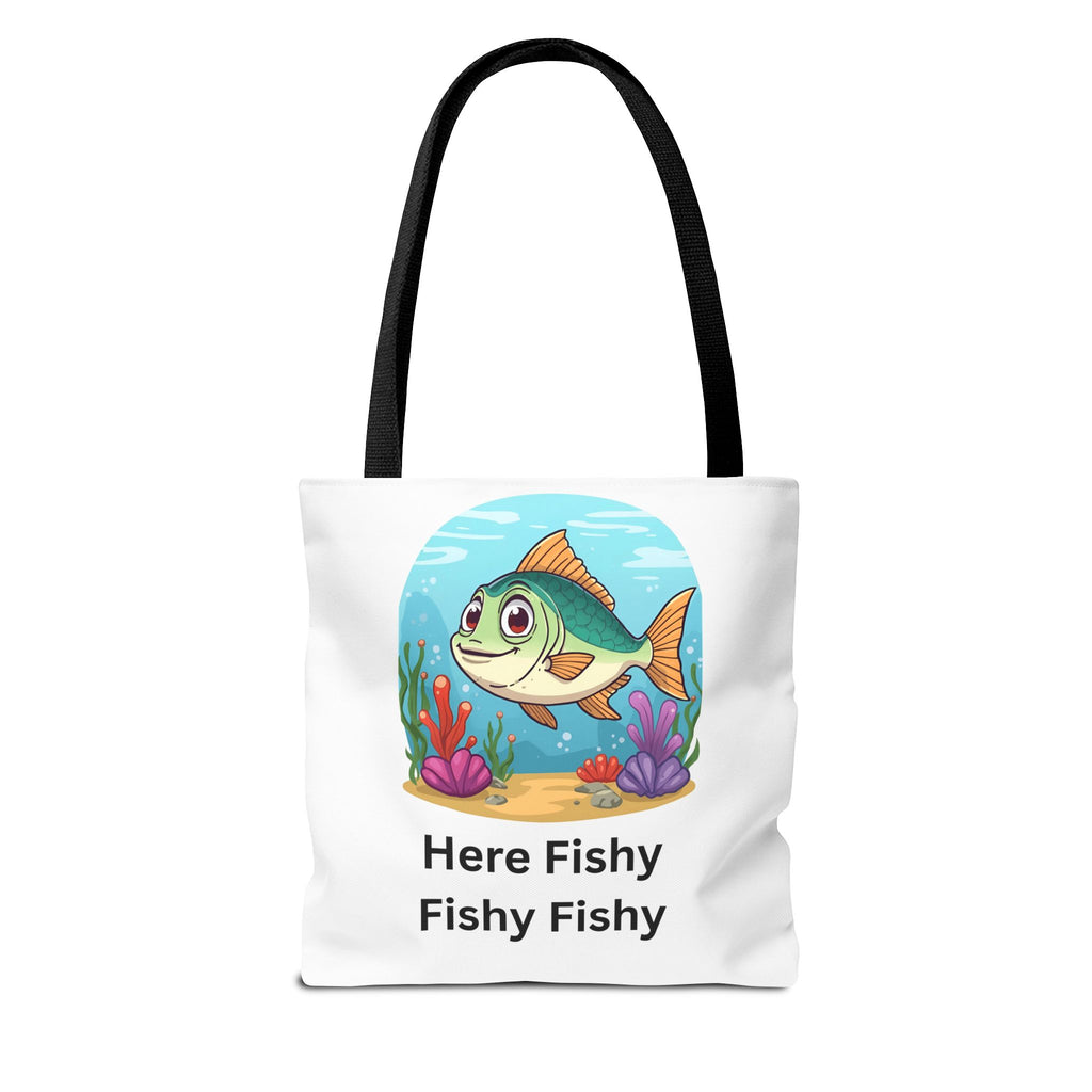 Here Fishy Fishy Fishy Tote Bag (AOP)