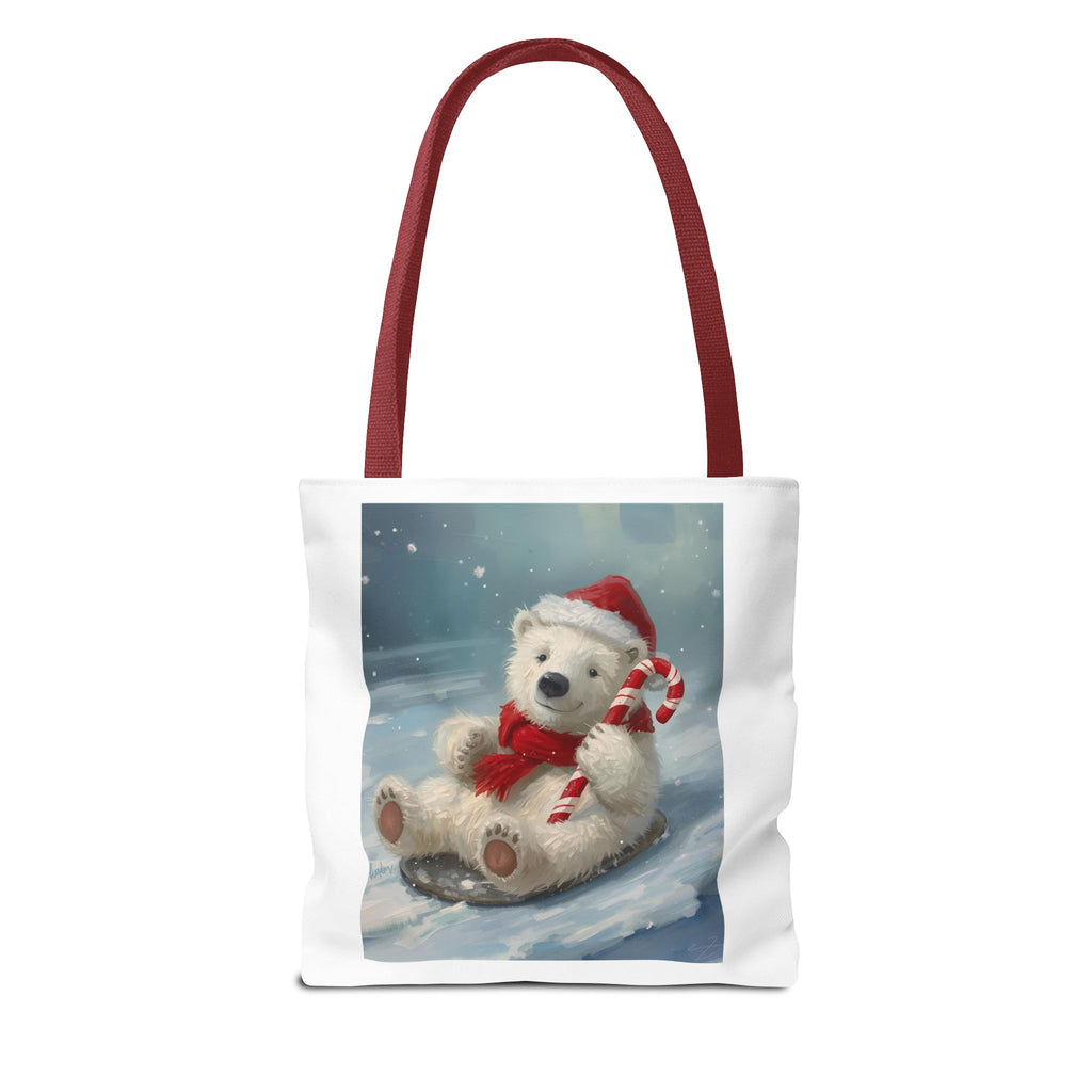 Cute Christmas Bear Tote Bag (AOP)
