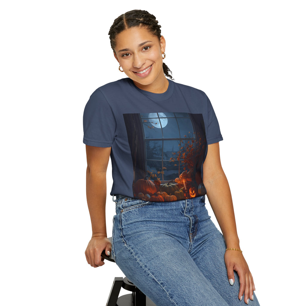 Cozy Halloween Tee, Fall Graphic Shirt, Pumpkin Patch T-Shirt, Spooky Season Apparel, Unisex Autumn Top