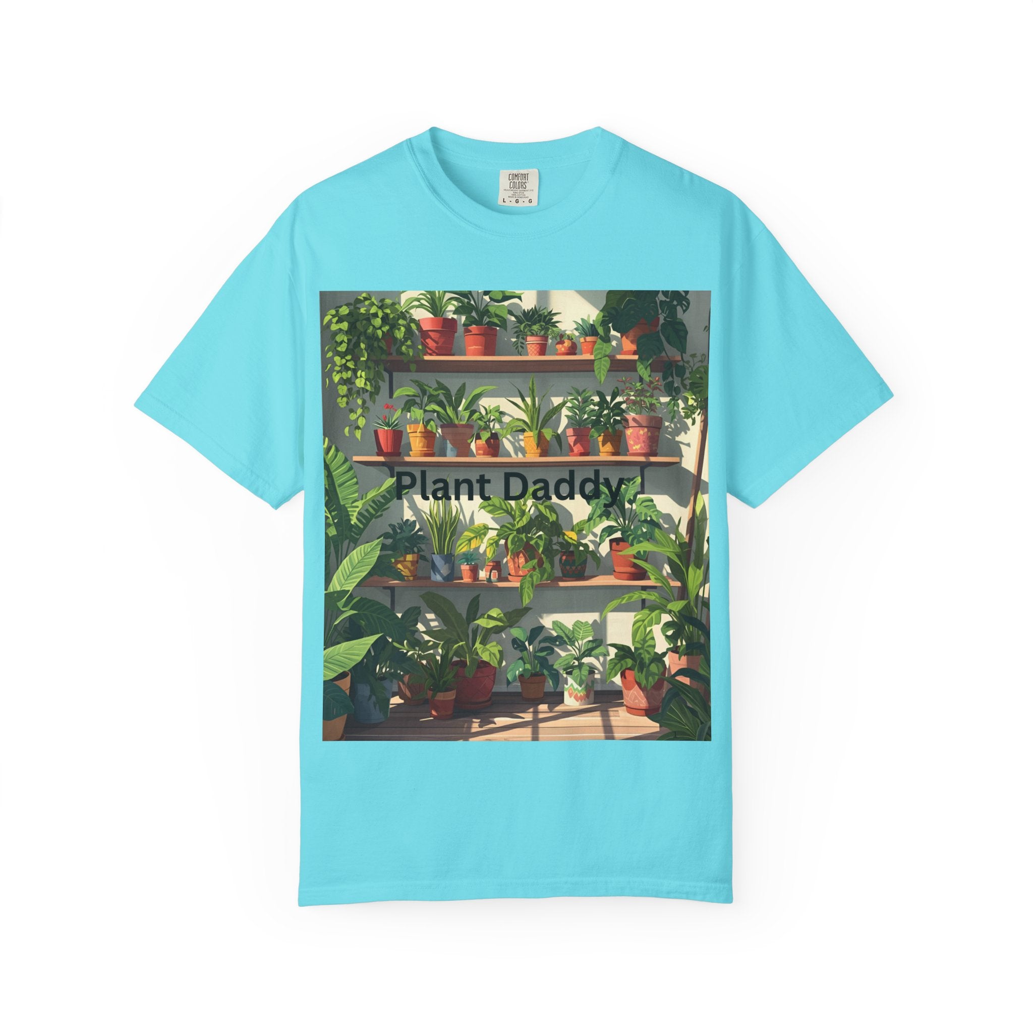 Plant Daddy Unisex Garment-Dyed T-Shirt, Indoor Gardening Shirt, Plant Lover Gift, Eco-Friendly Tee, Green Thumb Apparel