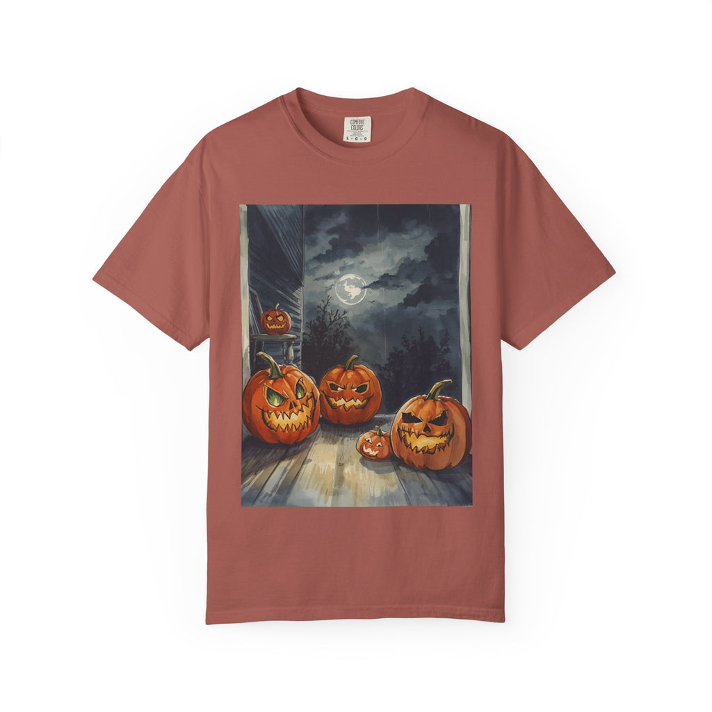 Spooky Pumpkin Night T-Shirt | Halloween Tee, Unisex Shirt, Fall Apparel, Trick or Treat Outfit, Casual Halloween Style