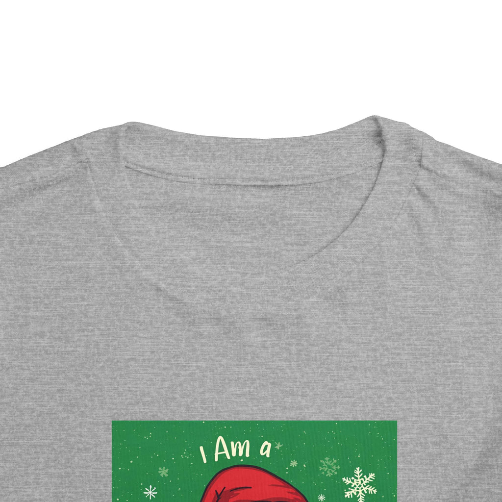 I Am A Christmas Baby Toddler Short Sleeve Tee