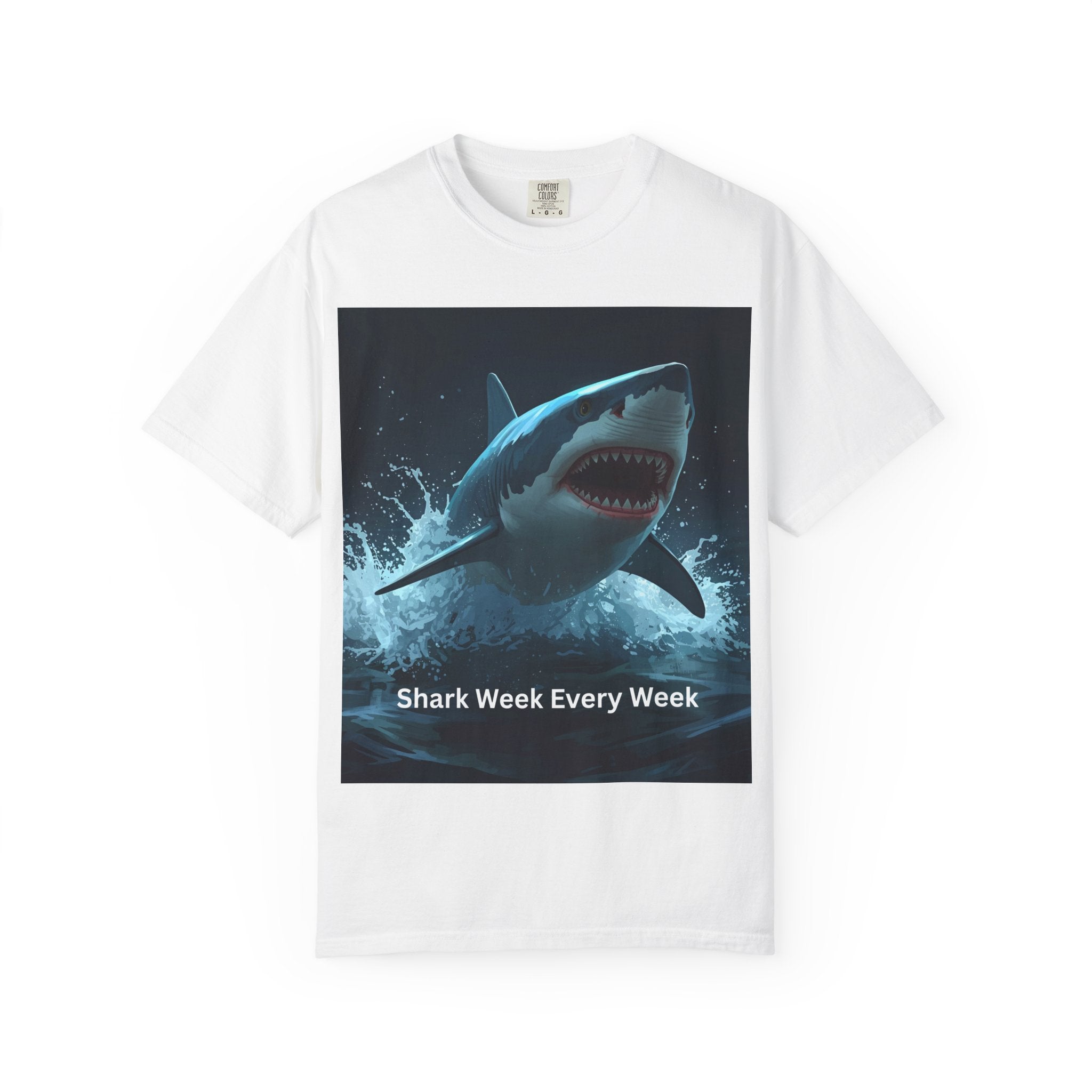 Shark Week Unisex T-Shirt | Fun Ocean Lover Tee, Summer Beachwear, Gift for Shark Fans, Party Outfit, Ocean Conservation Awareness