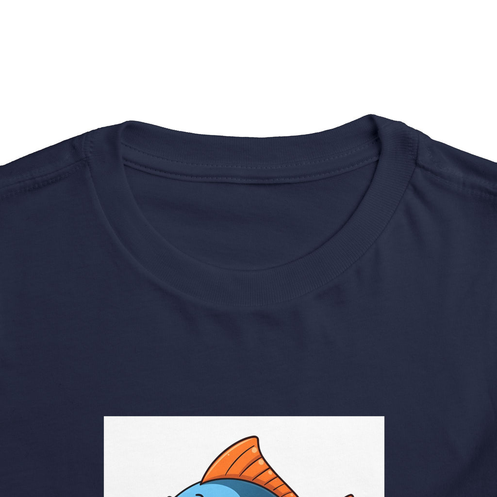 Here Fishy Fishy Fishy Toddler Short Sleeve Tee